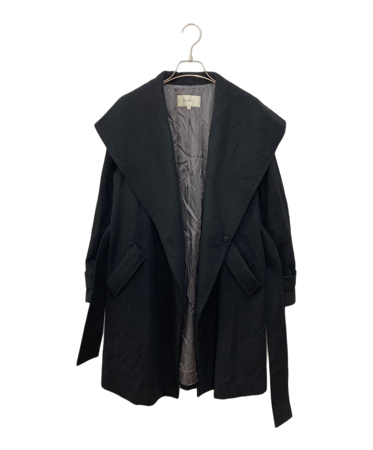 ballsey ボールジィ　カシミアコート 中古・古着通販】BALLSEY (ボールジィ) カシミヤコート ブラック