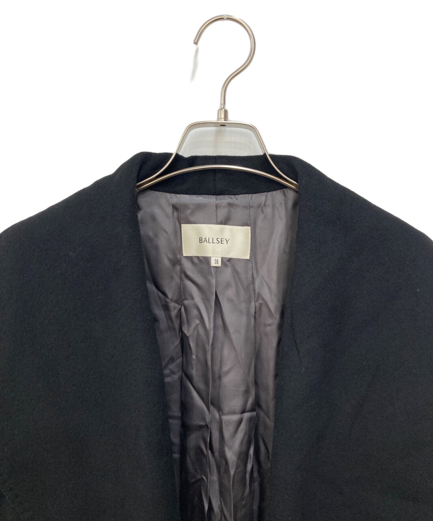 中古・古着通販】BALLSEY (ボールジィ) カシミヤコート ブラック