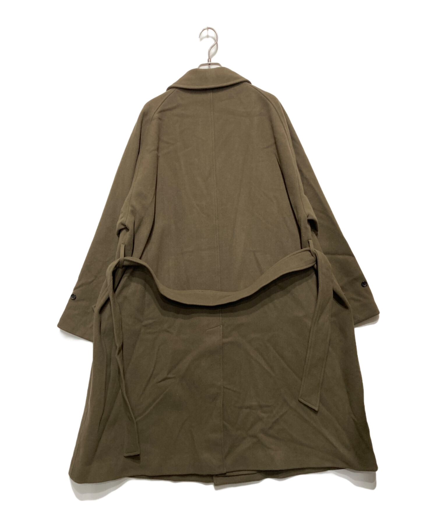 中古・古着通販】LE (エルイー) WOOL Balcollar Coat オリーブ サイズ
