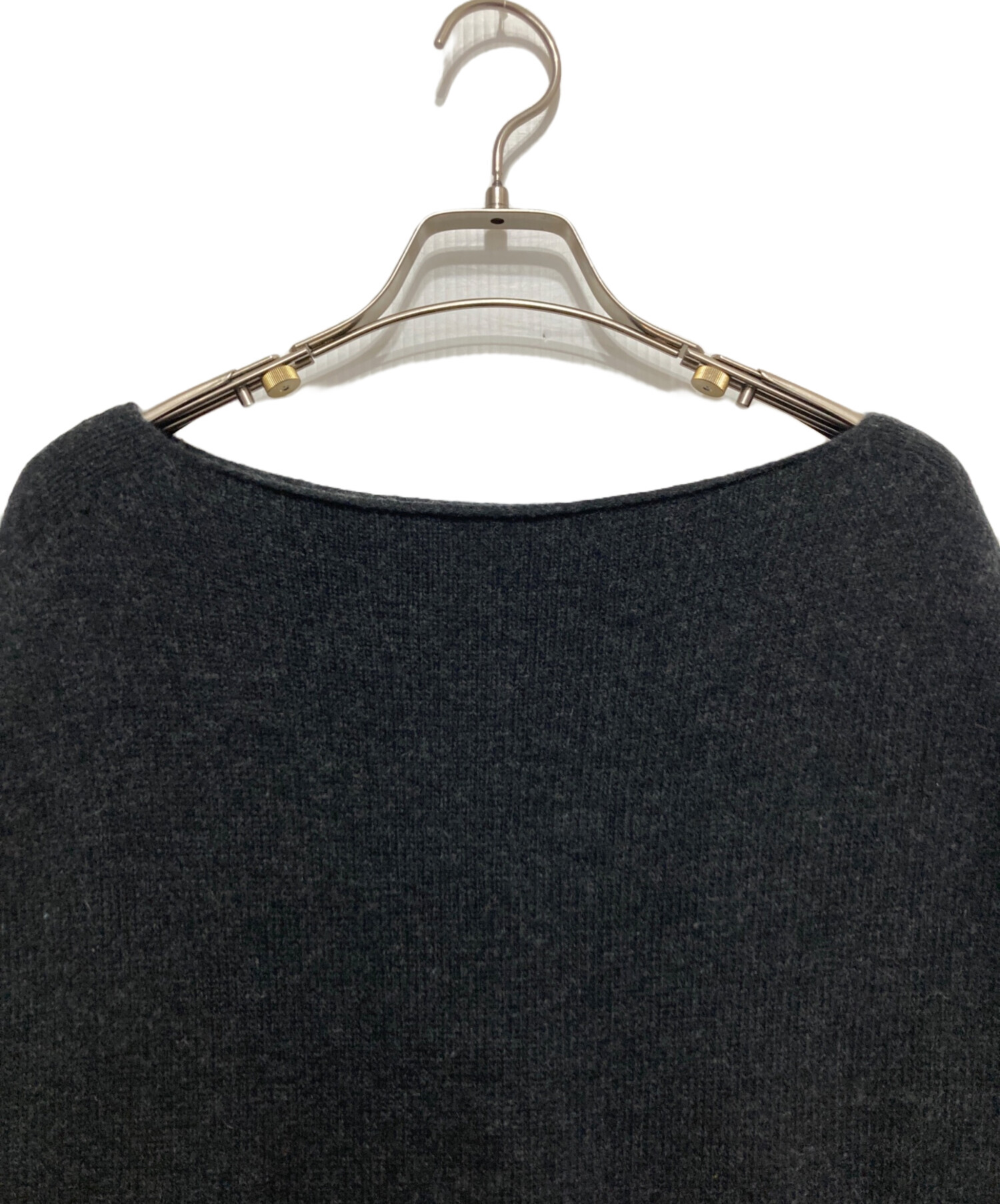 FRAMeWORK カシミヤ混 ワイドシルエットボートネックプルオーバー 中古・古着通販】FRAMeWORK (フレームワーク) カシミヤ混 ワイド