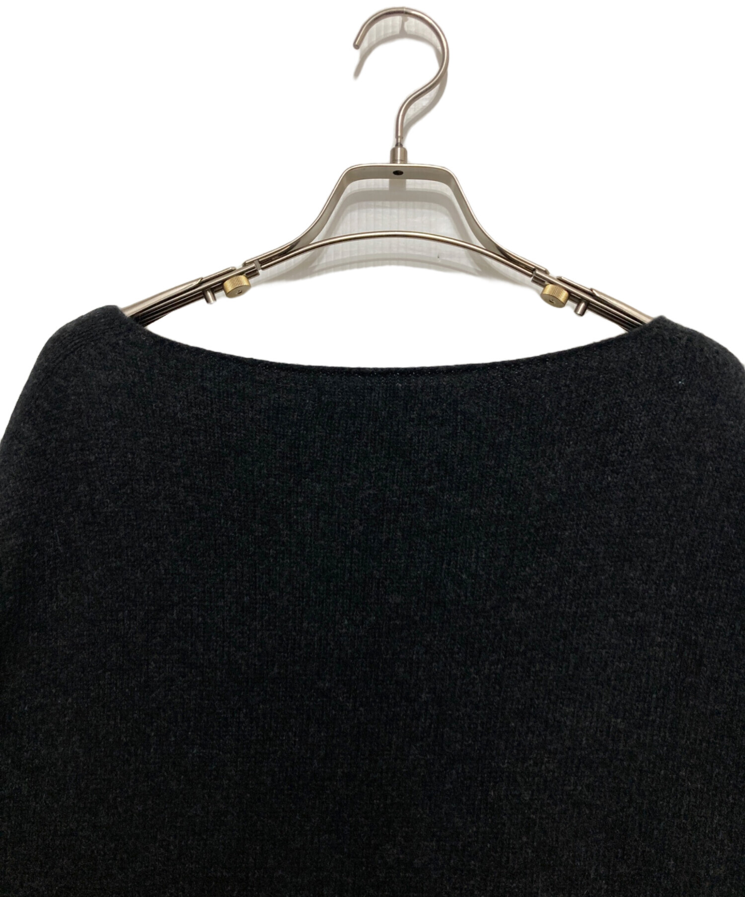 kiki　FRAMeWORK　ワイドシルエットボートネックプルオーバー 中古・古着通販】FRAMeWORK (フレームワーク) カシミヤ混 ワイド