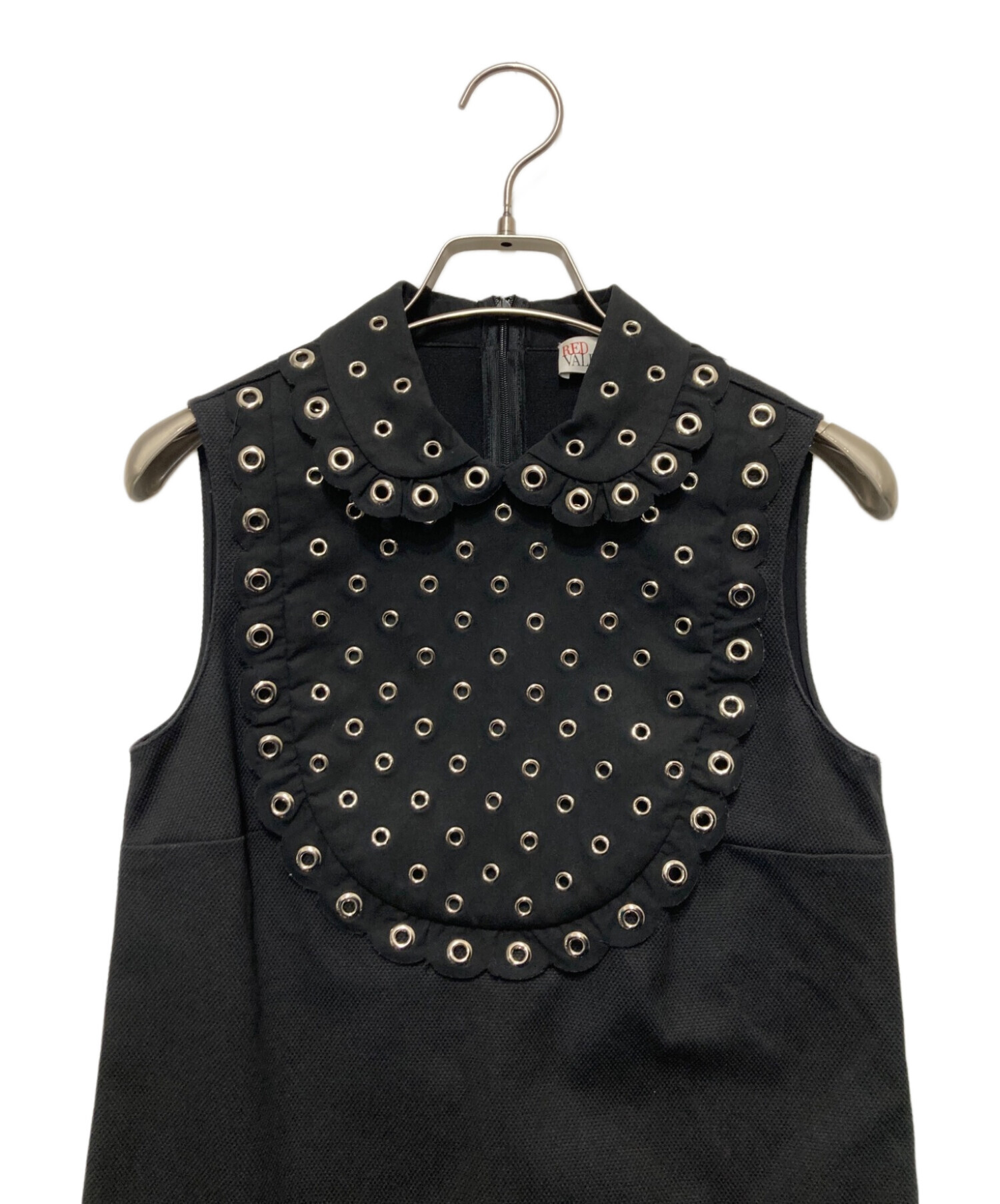 【未使用級】レッドバレンティノ☆ノースリーブ　ワンピース 　セレブ　L 中古・古着通販】RED VALENTINO (レッドヴァレンティノ) ノースリーブ