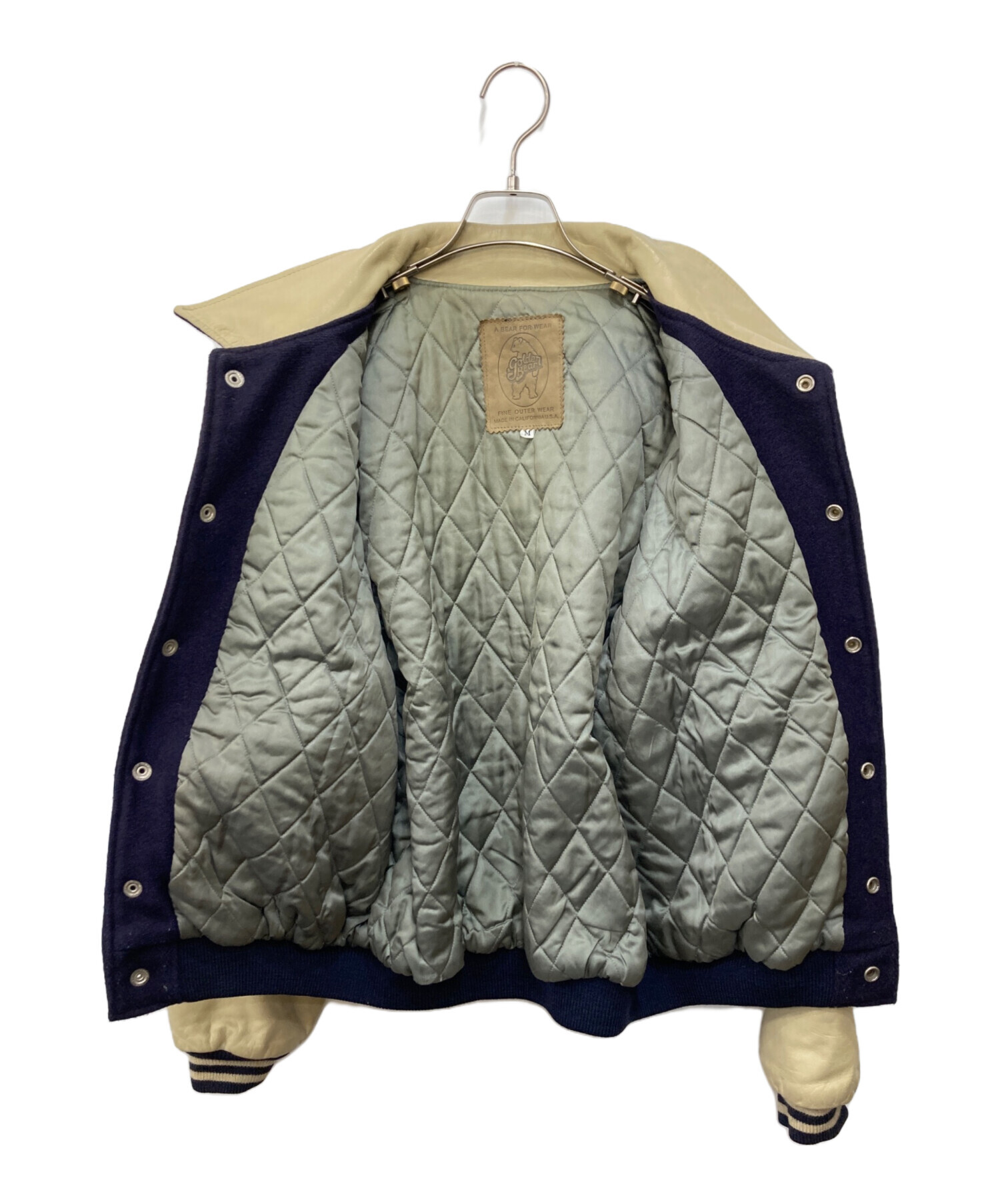 中古・古着通販】Golden Bear (ゴールデンベア) スタジャン ネイビー 