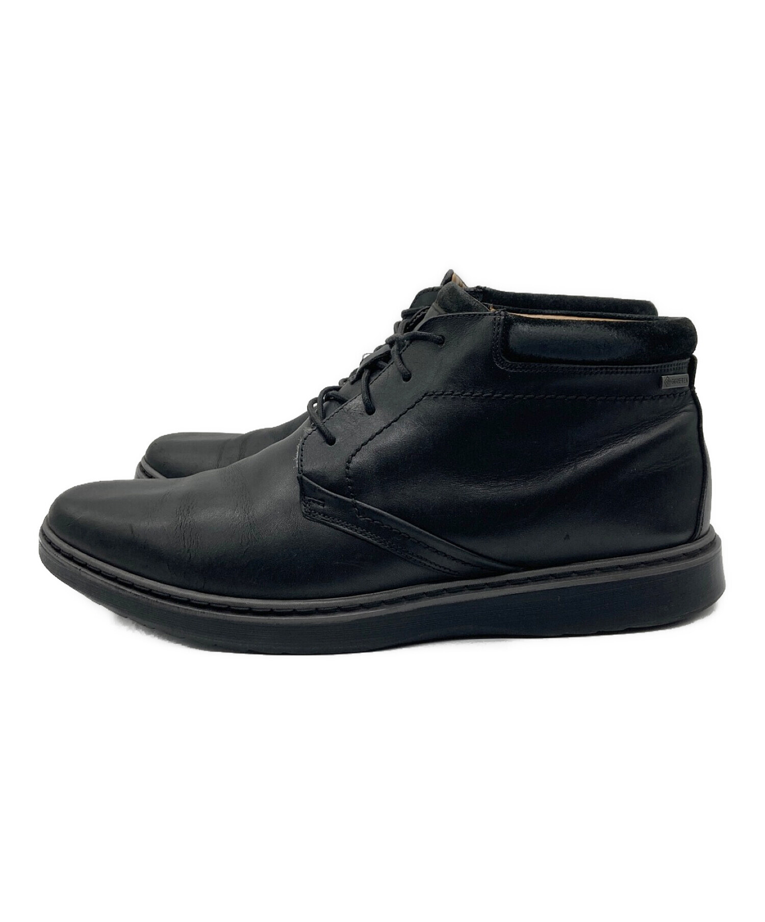 Clarks 黒 レザー 中古・古着通販】CLARKS (クラークス) レザーシューズ ブラック サイズ