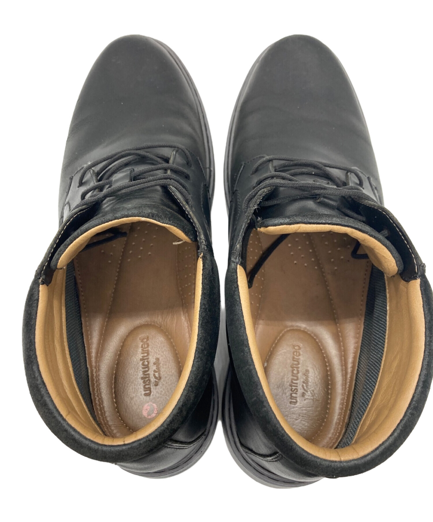 中古・古着通販】CLARKS (クラークス) レザーシューズ ブラック サイズ