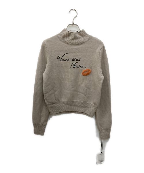 中古・古着通販】Her lip to (ハーリップトゥ) Message Knit Pullover