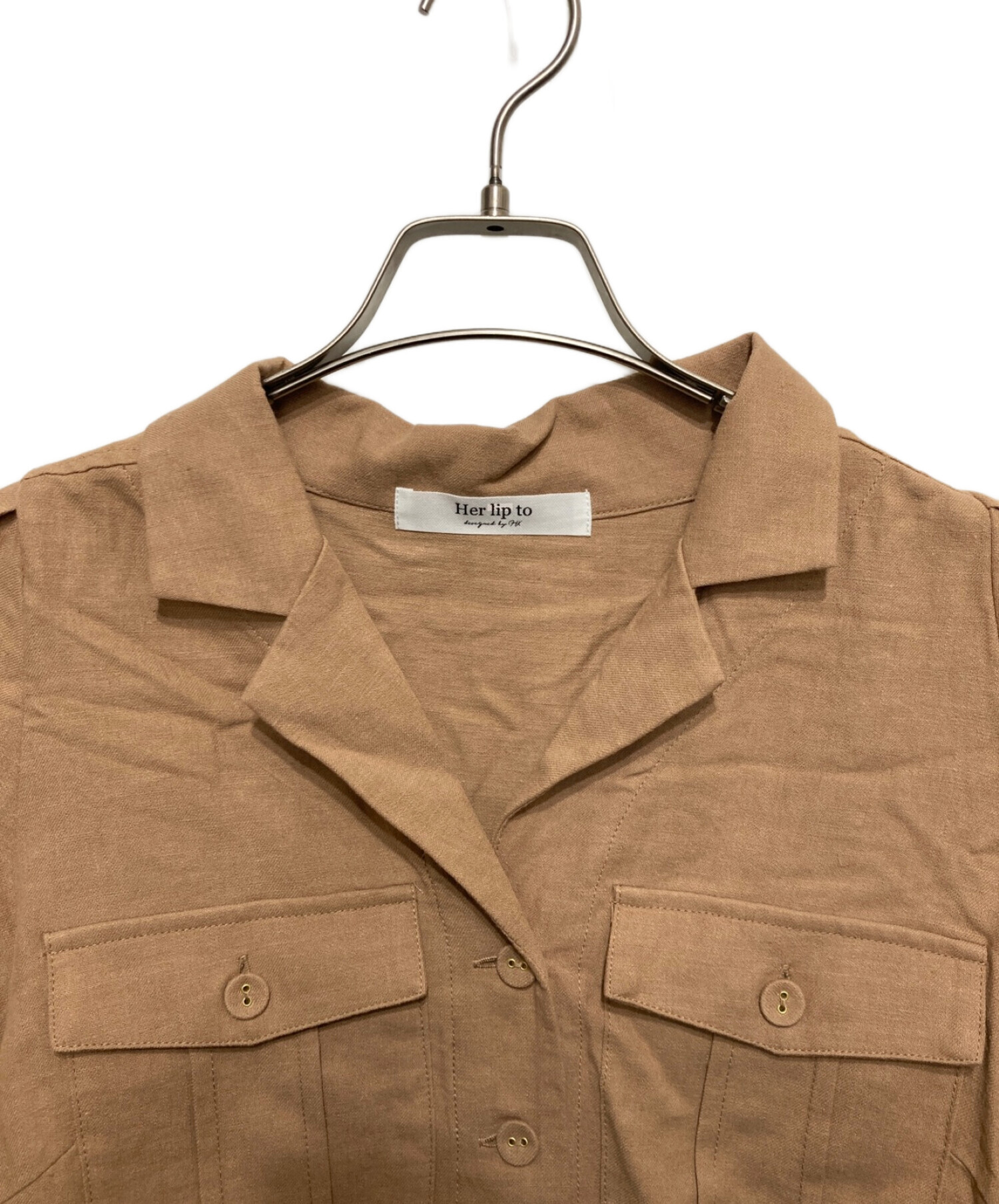 中古・古着通販】HER LIP TO (ハーリップトゥ) Linen-blend Set