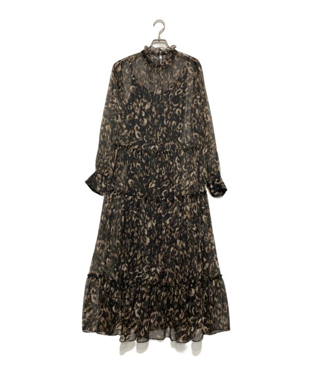 中古・古着通販】Noble (ノーブル) レオパードプリントティアード