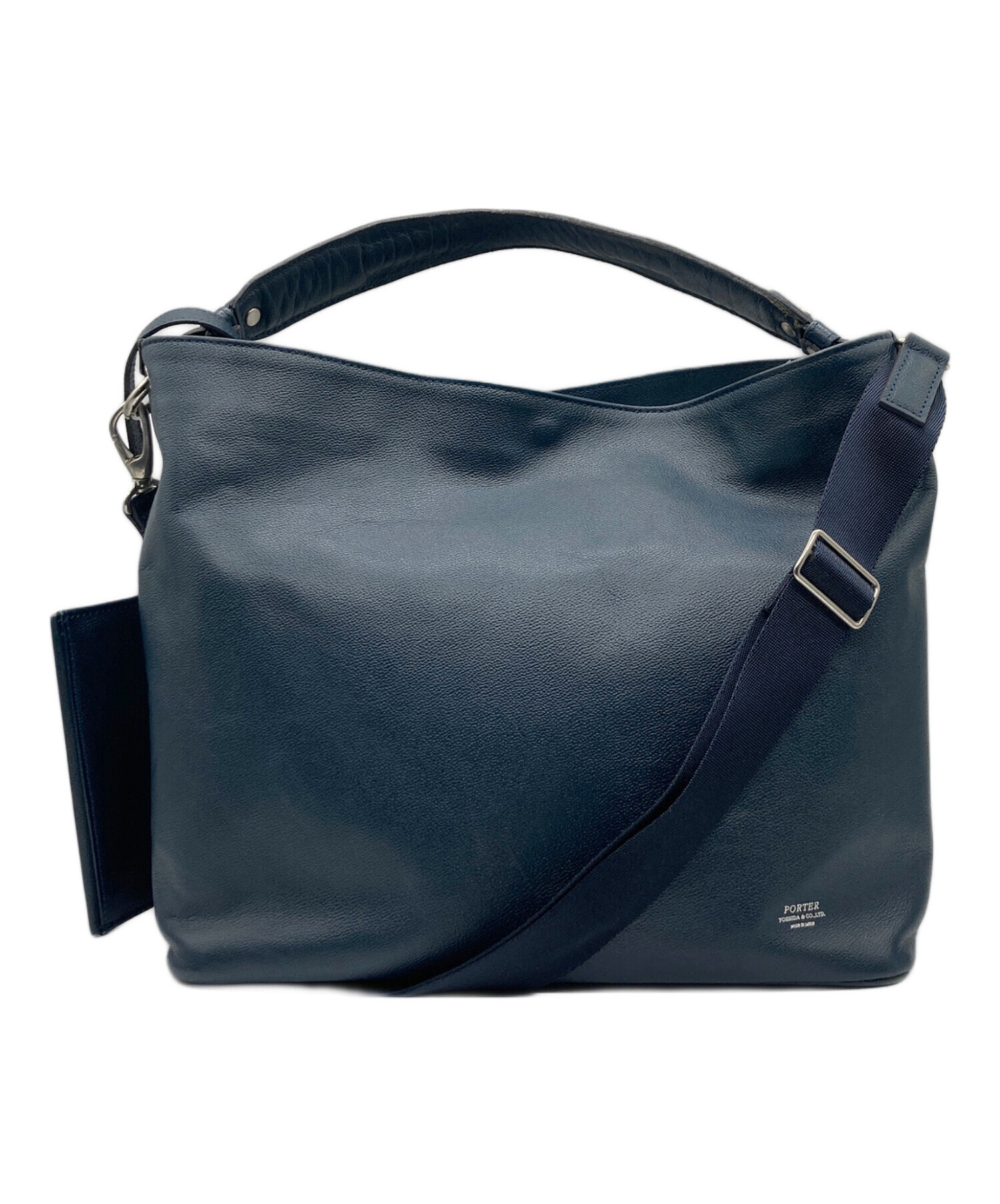 中古・古着通販】PORTER (ポーター) 2WAY SHOULDER BAG(S) ネイビー 