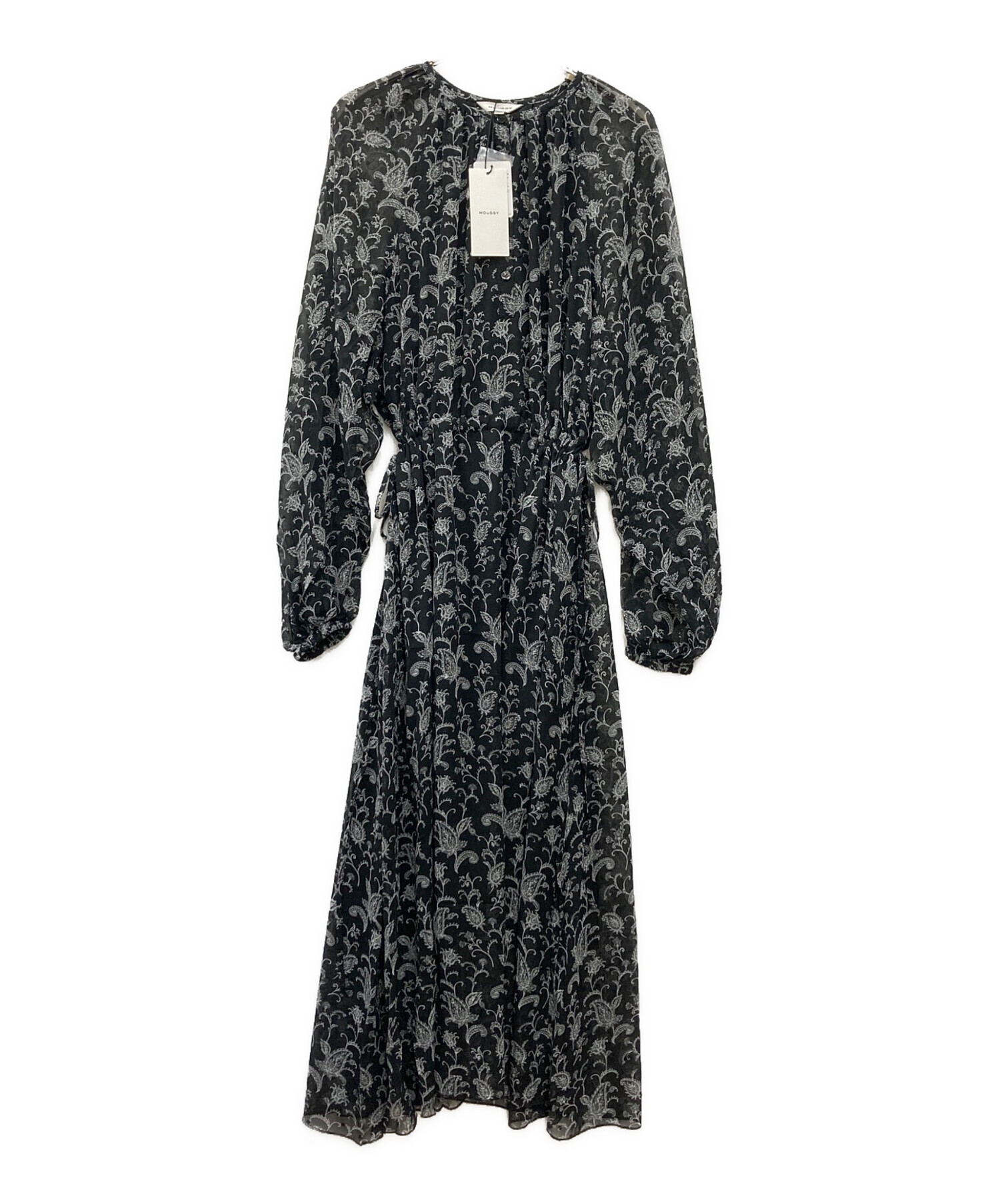 中古・古着通販】moussy (マウジー) ワンピース ブラック サイズ:SIZE1