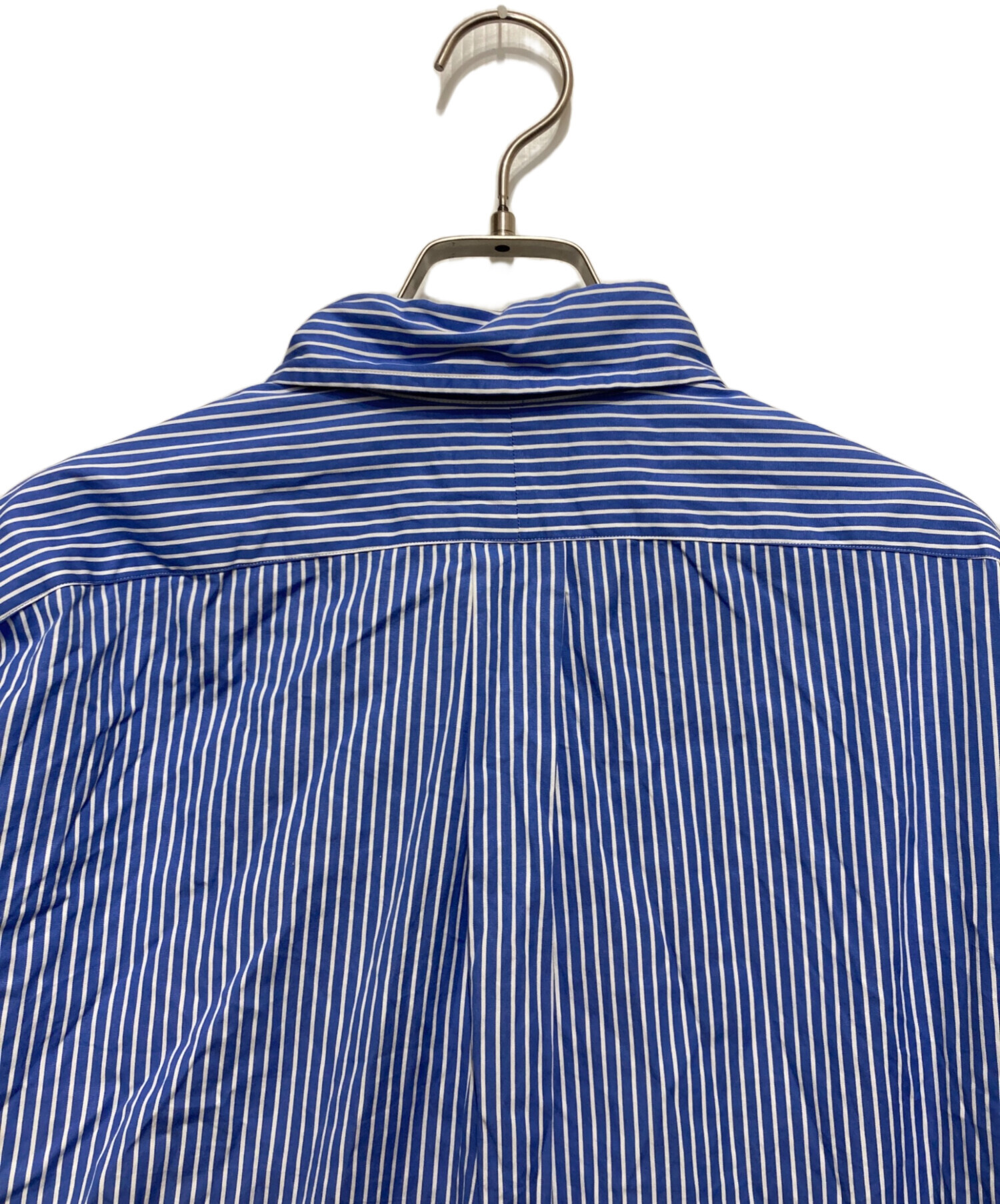 【RRL&CO】長袖シャツ 16 サックスブルー ストライプ 刺繍 ヴィンテージ RRL&CO】長袖シャツ 16 サックスブルー ストライプ 刺繍 ヴィンテージ