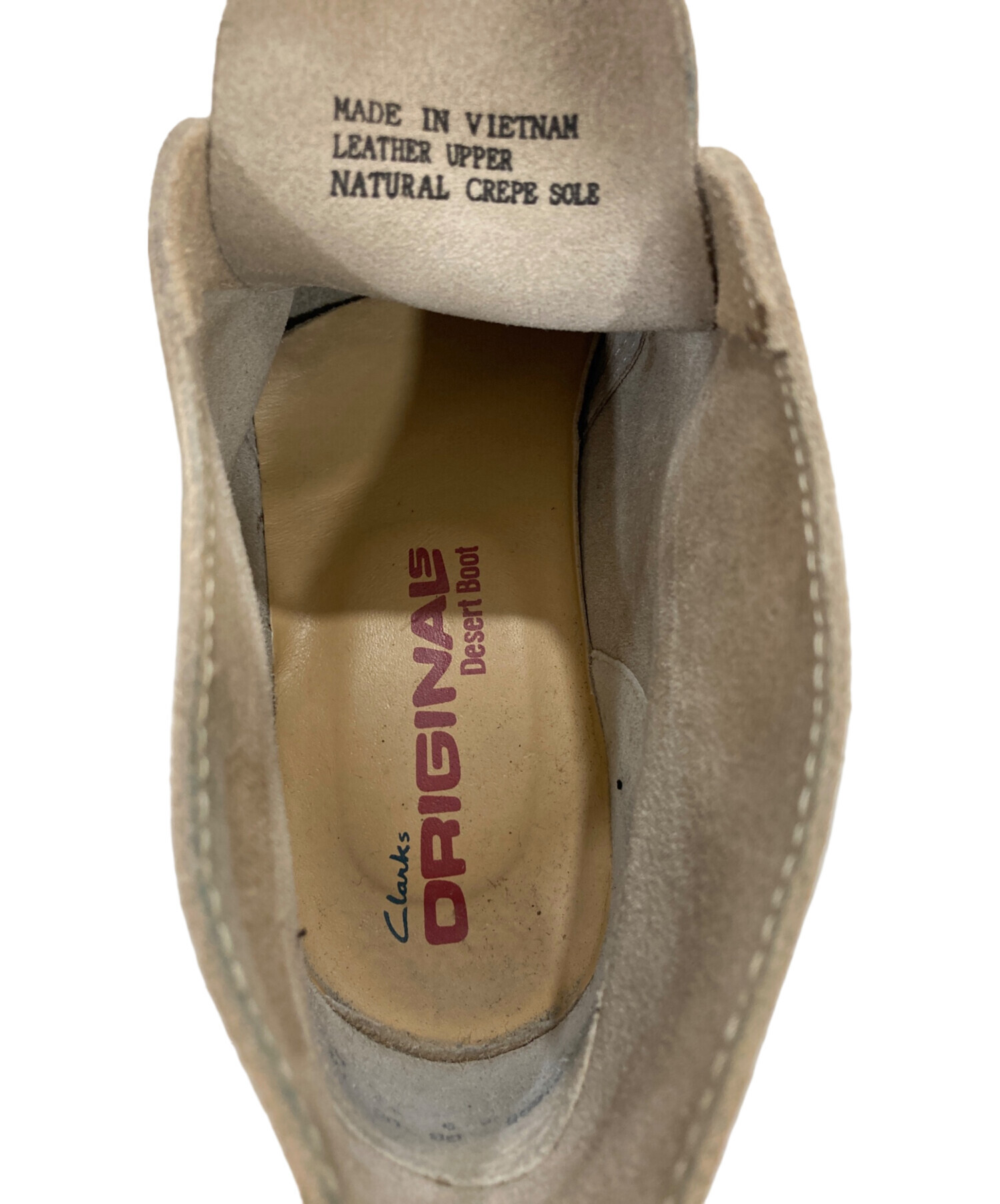 中古・古着通販CLARKS (クラークス) デザートブーツ ベージュ サイズ