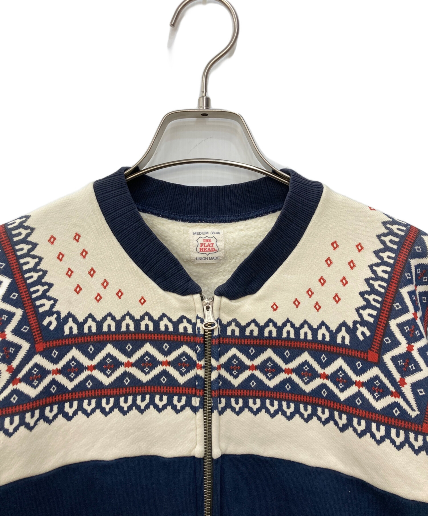 中古・古着通販】THE FLAT HEAD (ザ・フラットヘッド) 雪柄ジップ