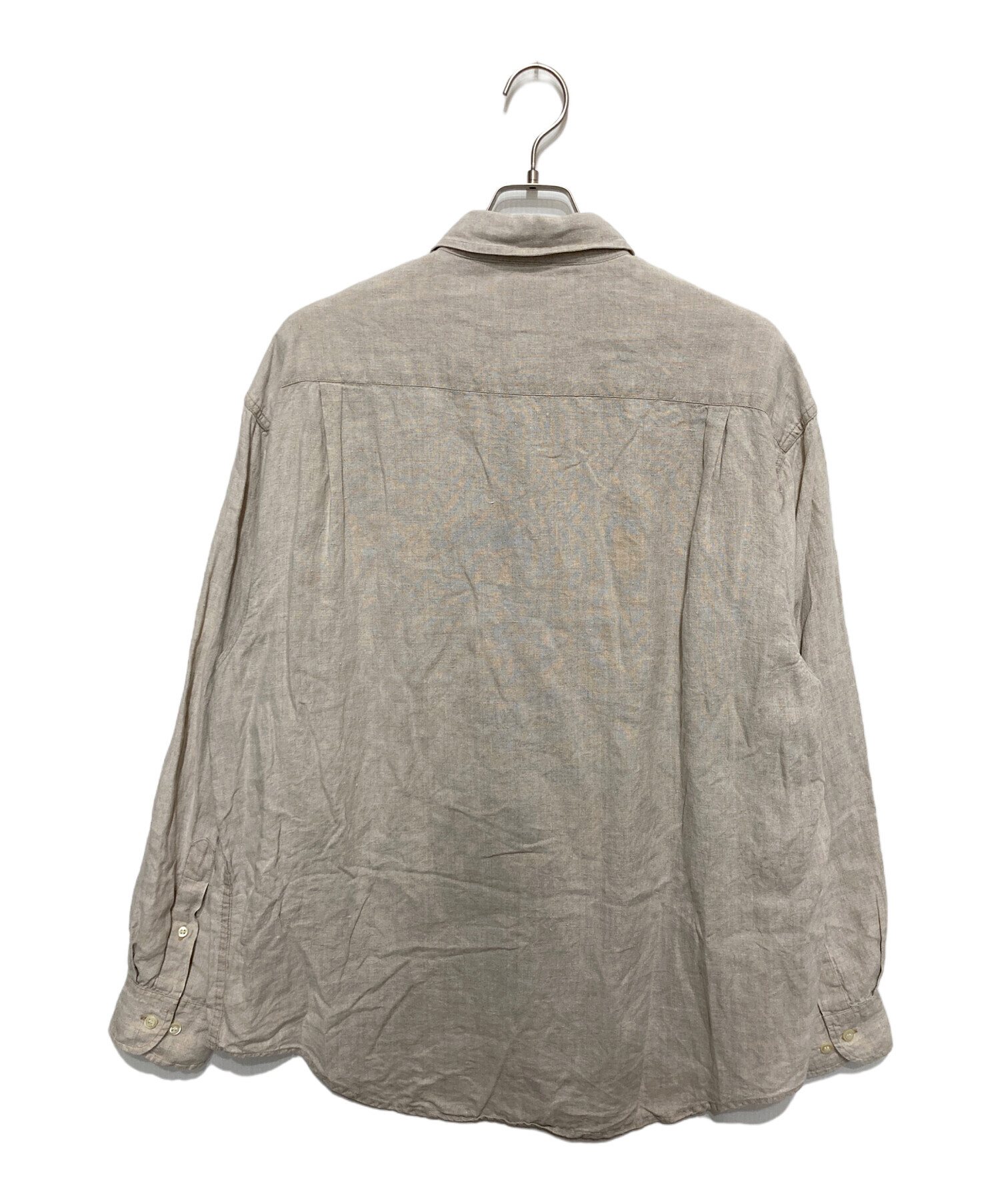 中古・古着通販】GAP (ギャップ) リネンシャツ ベージュ サイズ:L 