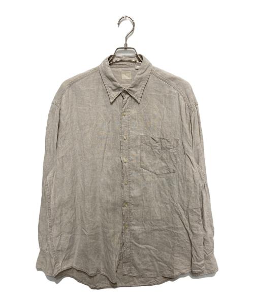 中古・古着通販】GAP (ギャップ) リネンシャツ ベージュ サイズ:L 