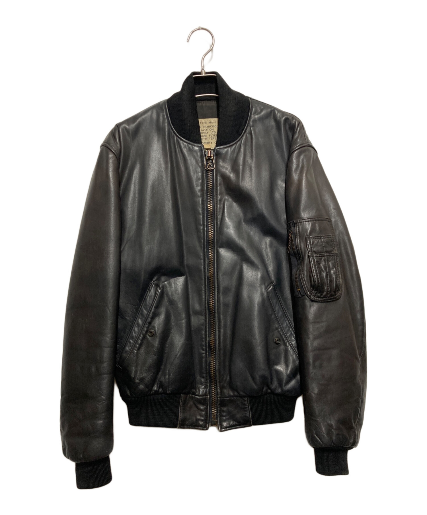 SAN FRANCISCO AVIATION A-2ジャケット ブラック 即決 良品 USA製