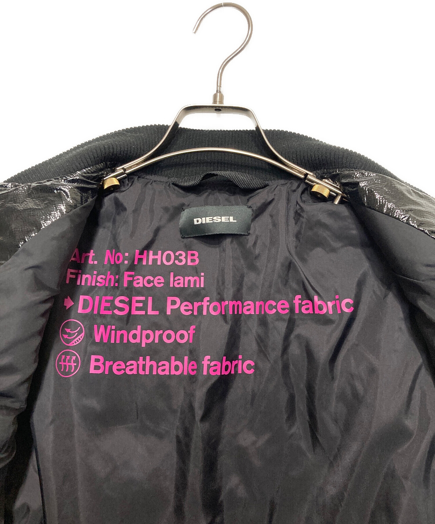 中古・古着通販】DIESEL (ディーゼル) ANEMOSTOPパテントボンバー 