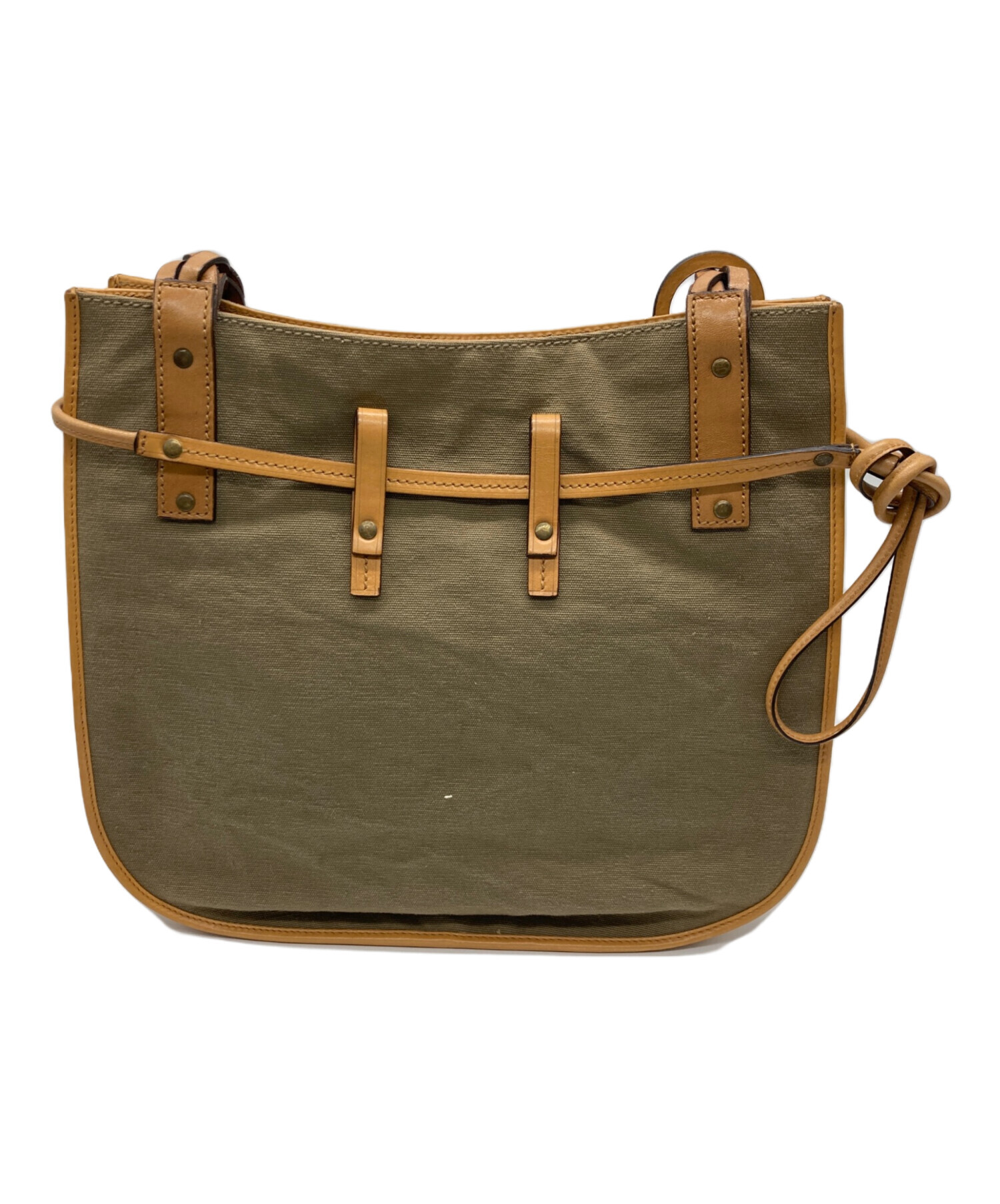 GUCCI オリーブグリーン レザーハンドバッグ　ショルダー付 GUCCI（バッグ ・ グリーン・カーキ/緑色系）のフリマアイテム一覧