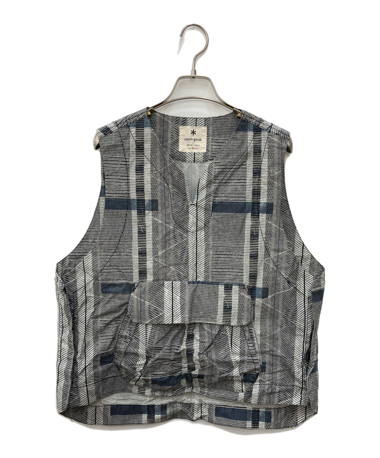 中古・古着通販】snow peak (スノーピーク) Printed Proof Canvas Vest 