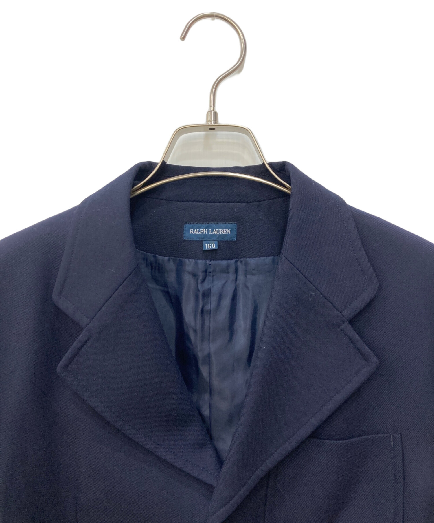 ローレンラルフローレン 麻 シングル 2ツ釦 ジャケット　ネイビー ローレン ラルフローレン メンズ ジャケット LAUREN RALPH LAUREN