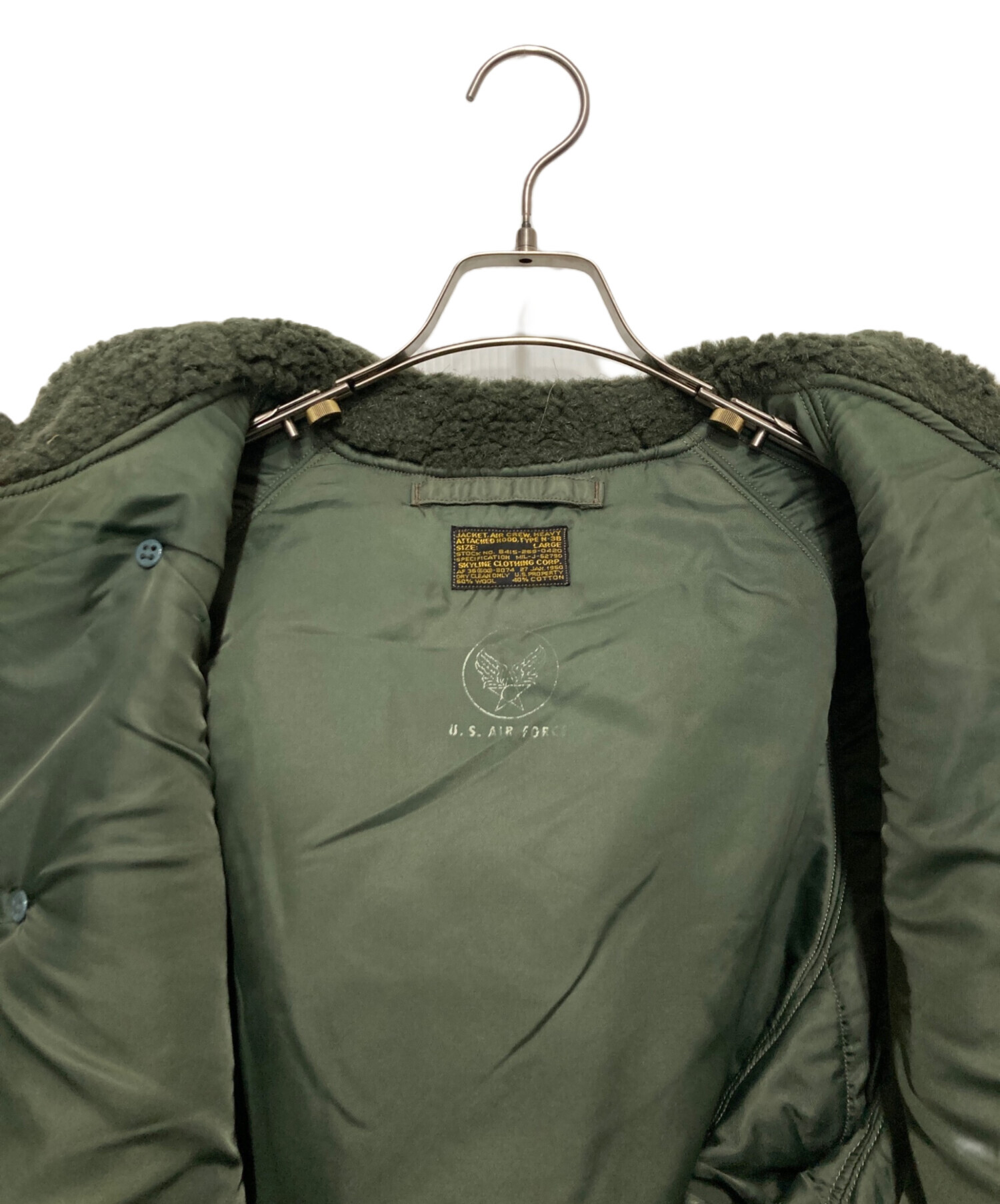 oi様90's 最初期 バズリクソンズ N-3B フライトジャケット カーキ 中古・古着通販】Buzz Rickson's (バズリクソンズ) Type-N-3B フライト