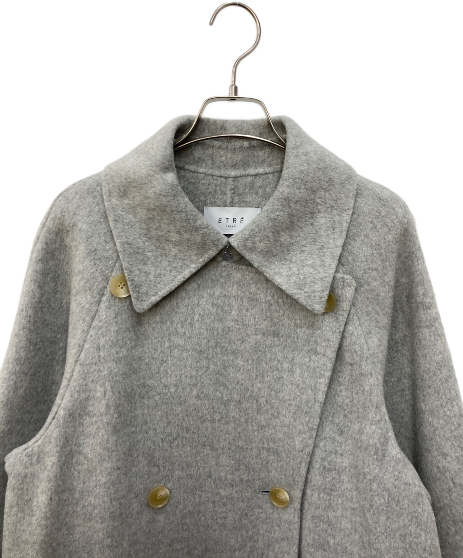 ETRE TOKYO リバートレンチコート　グレー　Sサイズ ETRE TOKYO - リバートレンチコート - GREY | ADDICT WEB SHOP