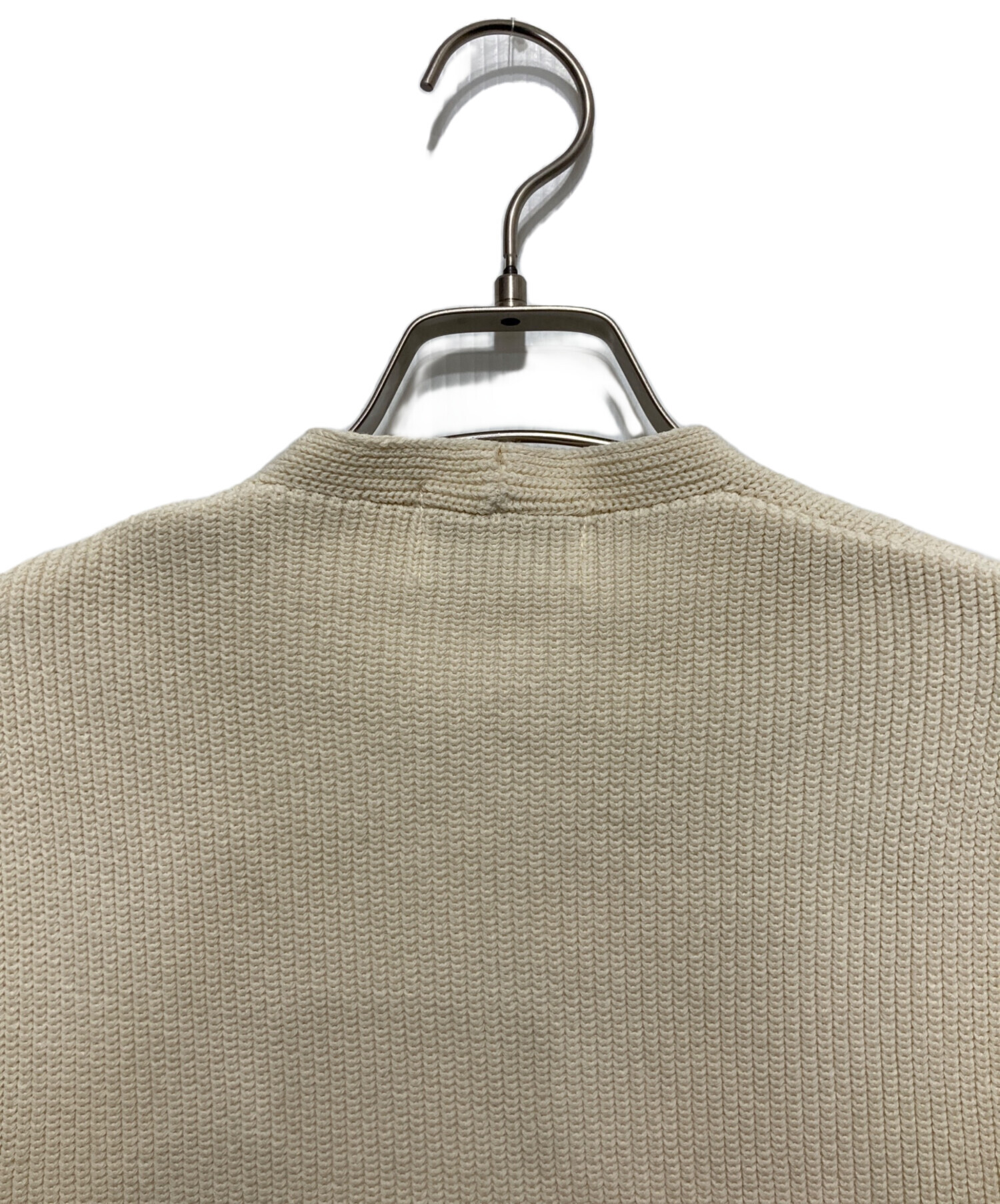 CLANE新品未使用 BACK SLIT KNIT VEST/ IVORY CLANE - バックスリットニットベスト - BACK SLIT KNIT VEST - BLACK