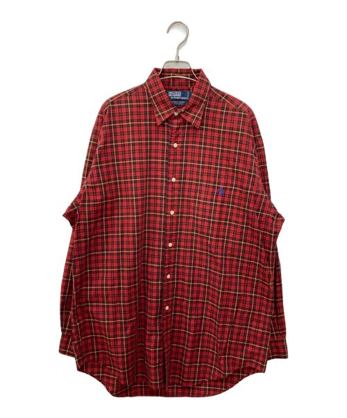 ラルフローレン LOWELL チェックリネンシャツ XL ラルフローレン ''LOWELL SPORT'' ウィンドウ・ペンチェック コットン
