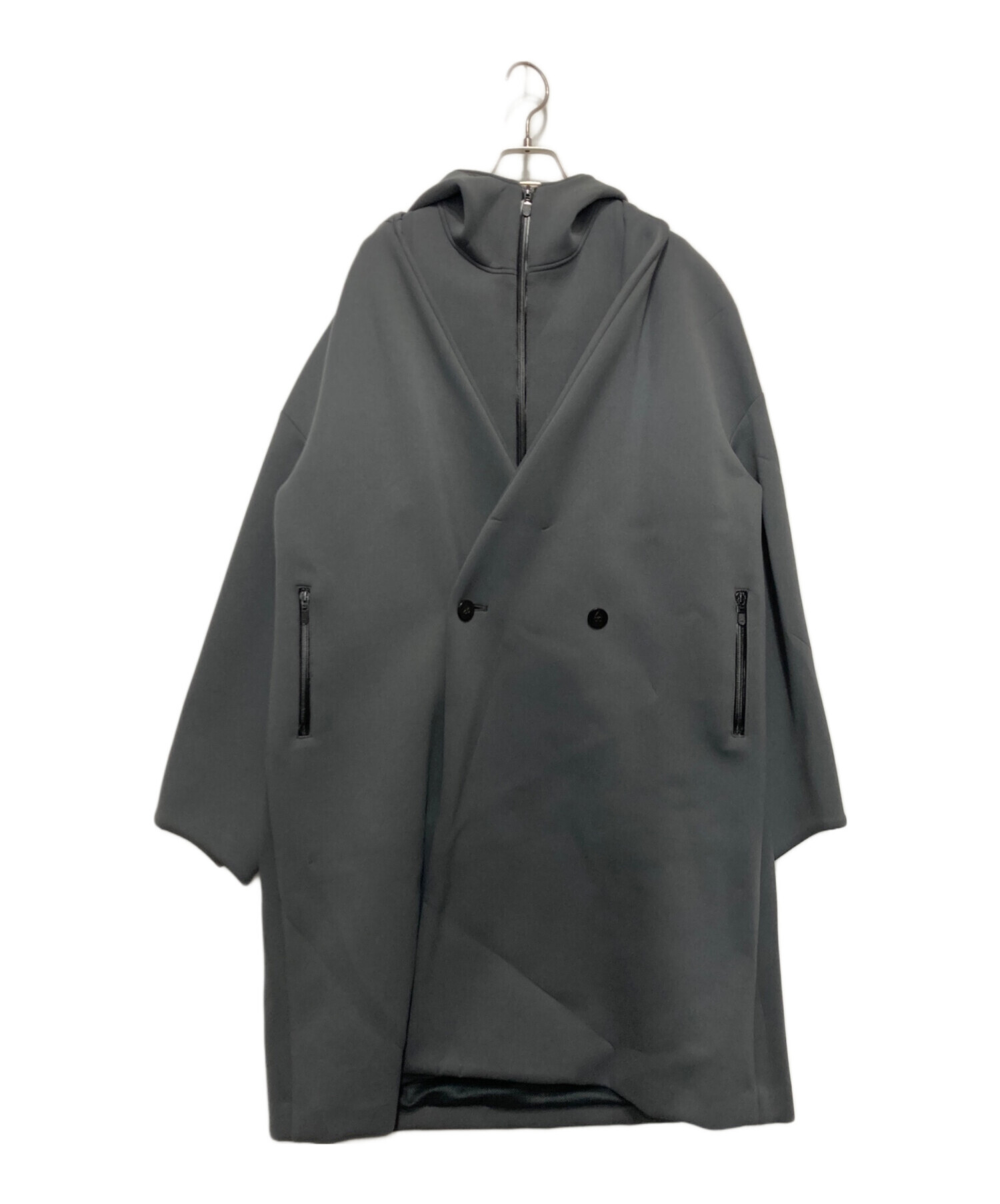 ETHOSENS 21aw WETSUITS COAT ウェットスーツコート 中古・古着通販】ETHOSENS (エトセンス) ウェットスーツコート グレー