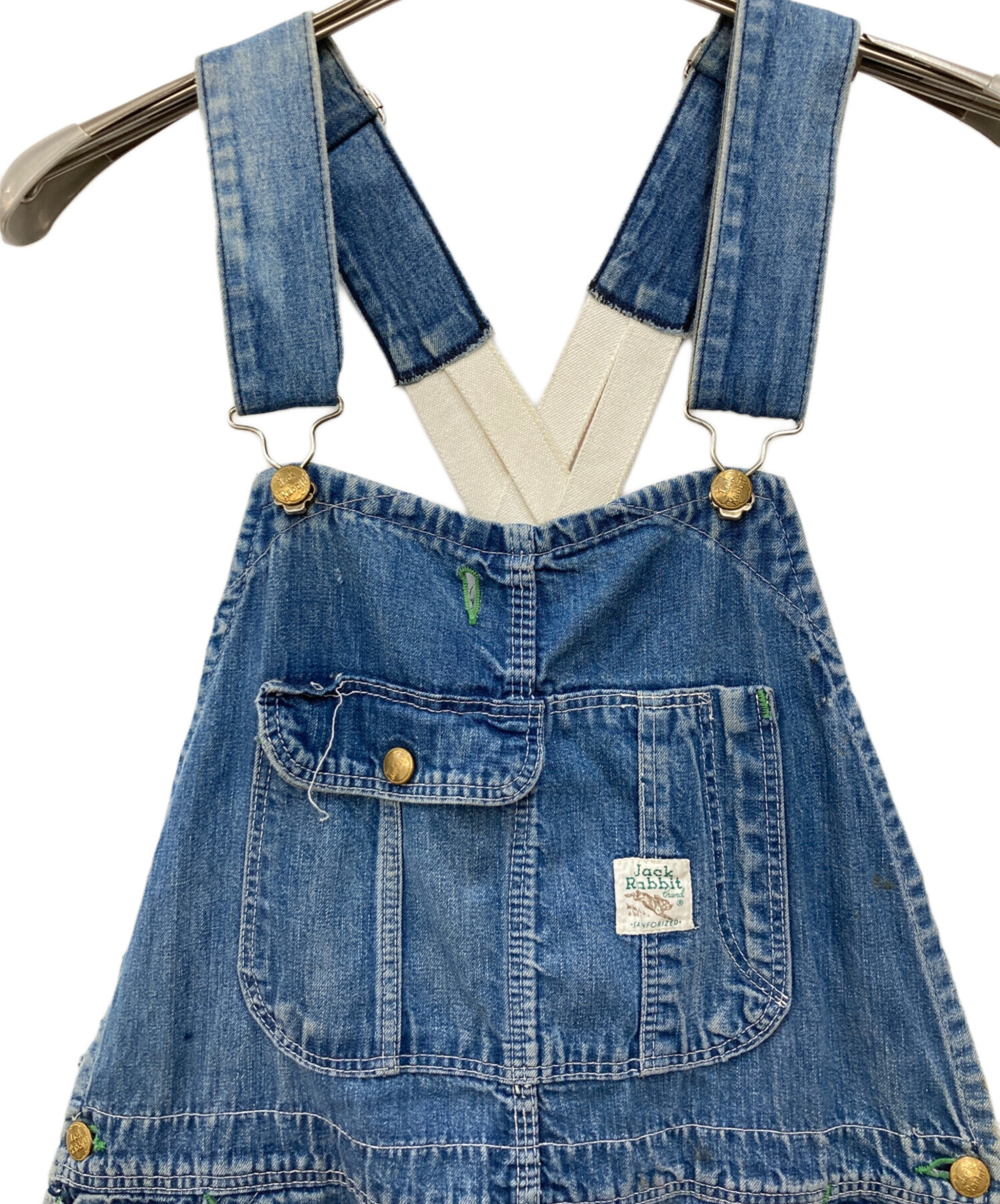 ヴィンテージ古着Jack Rabbit ジャックラビット デニム　オーバーオール 中古・古着通販】jack rabbit (ジャックラビット) 60's デニム