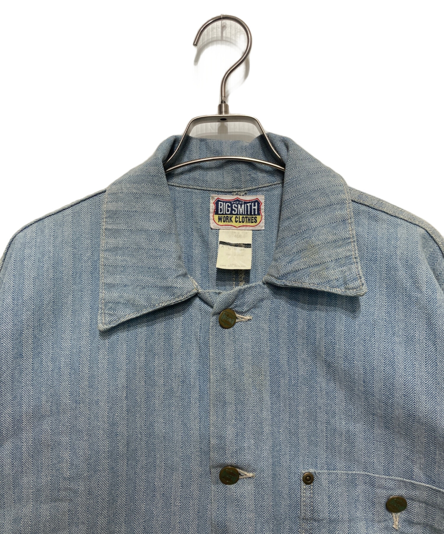 中古・古着通販】BIG SMITH (ビッグスミス) ヘリンボーンカバーオール