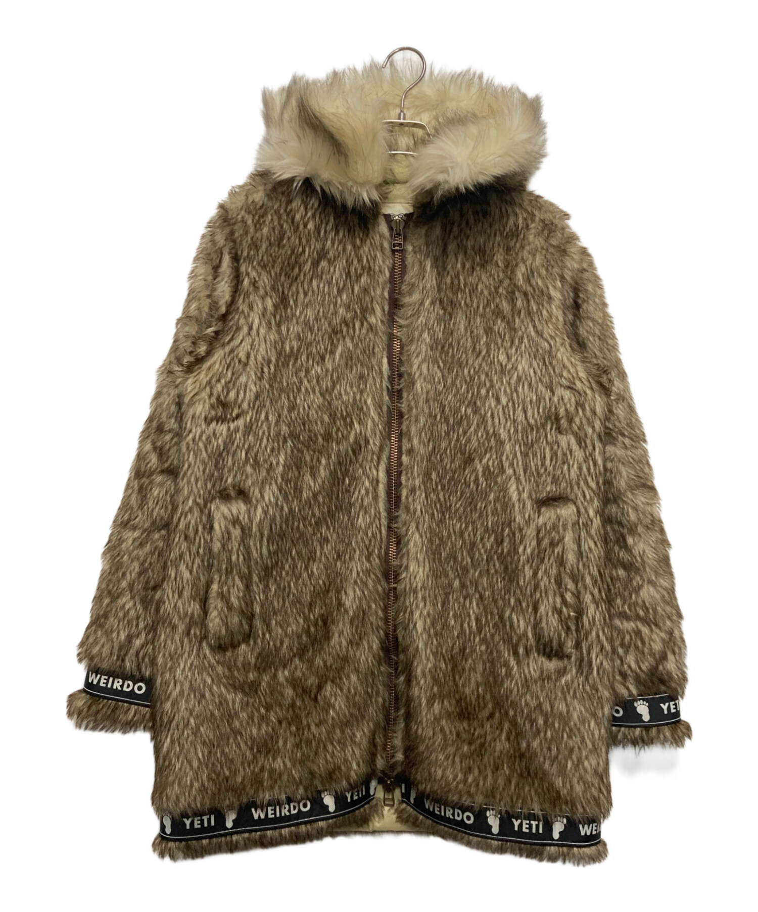 中古・古着通販】WEIRDO (ウィアード) YETI-JACKET ブラウン サイズ:Ⅿ