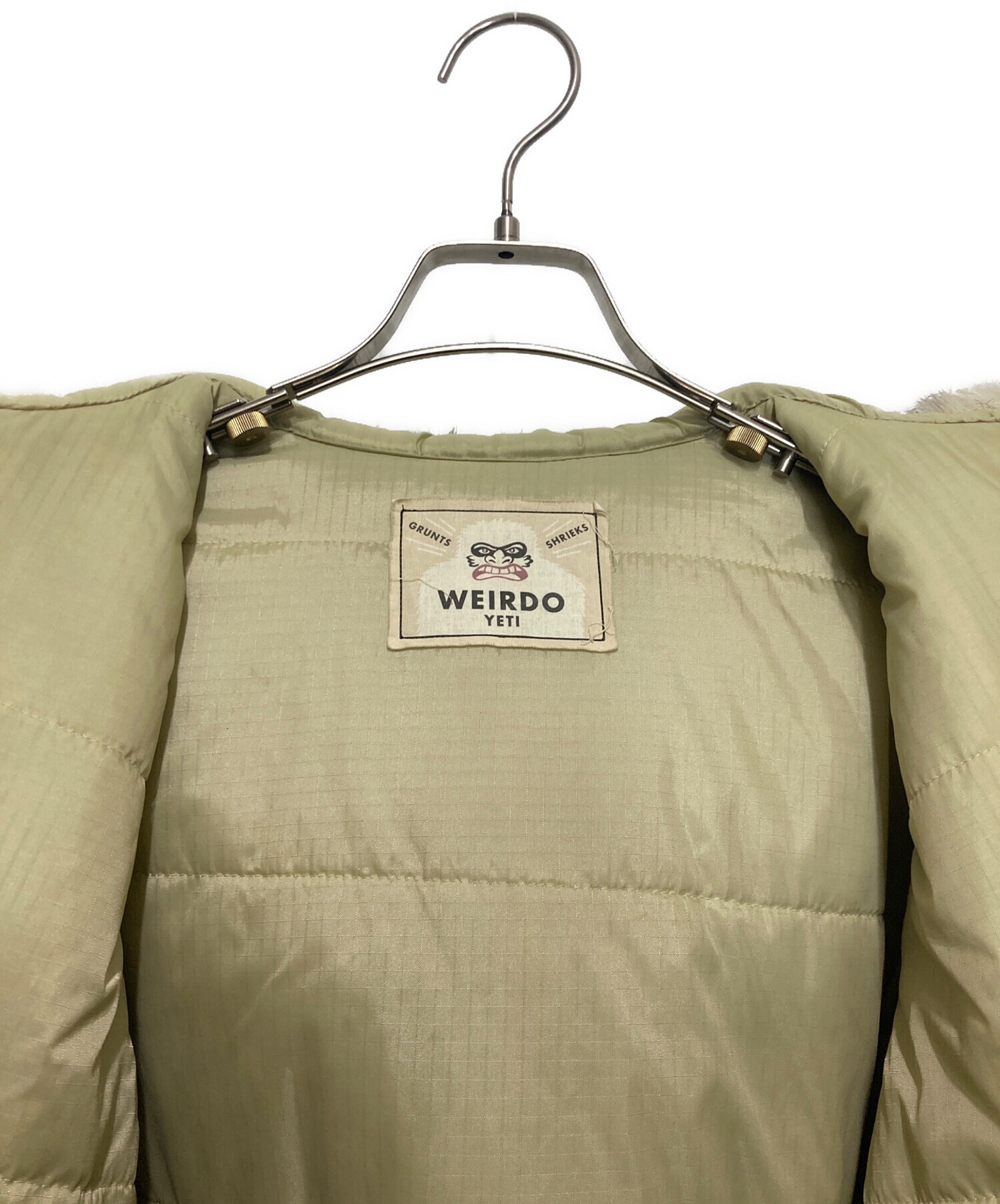 中古・古着通販】WEIRDO (ウィアード) YETI-JACKET ブラウン サイズ:Ⅿ