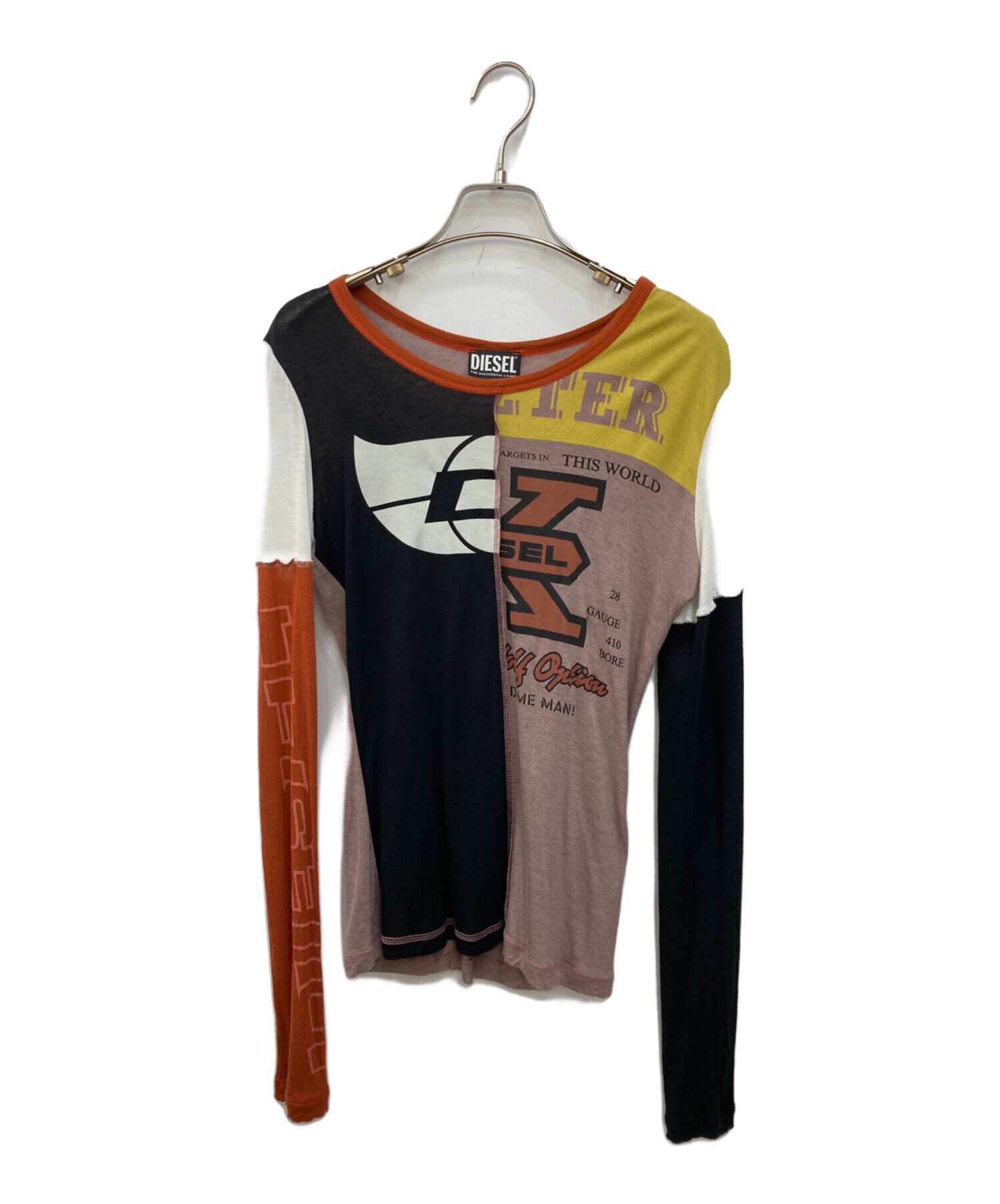 中古・古着通販】DIESEL (ディーゼル) 総柄カットソー マルチカラー 