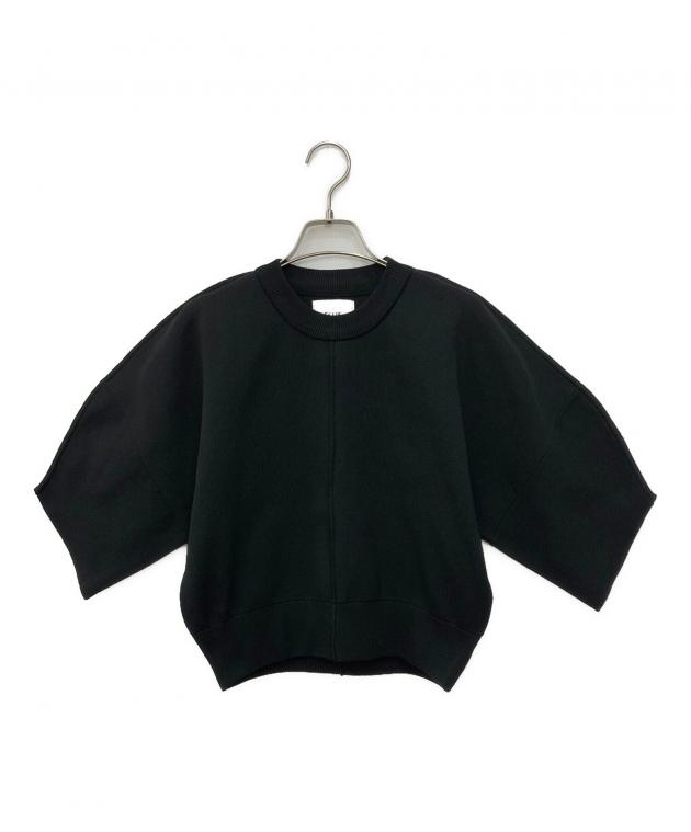 中古】エラ eLLa スカラップカラーニット 長袖 F ブラック /HK □OS  
