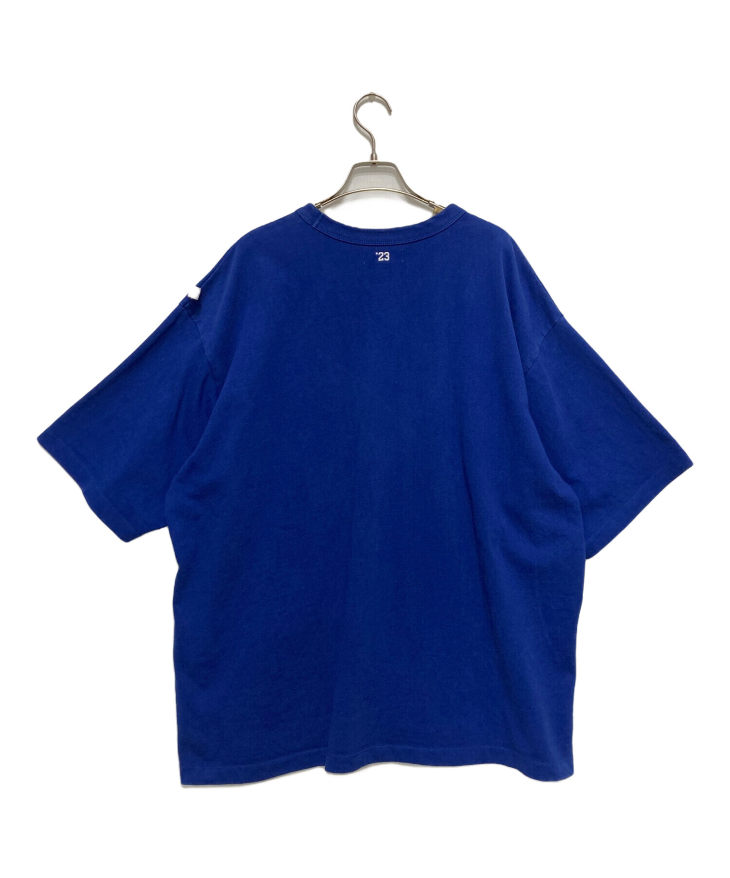 中古・古着通販】CAHLUMN (カウラム) ポケットtシャツ ブルー サイズ 