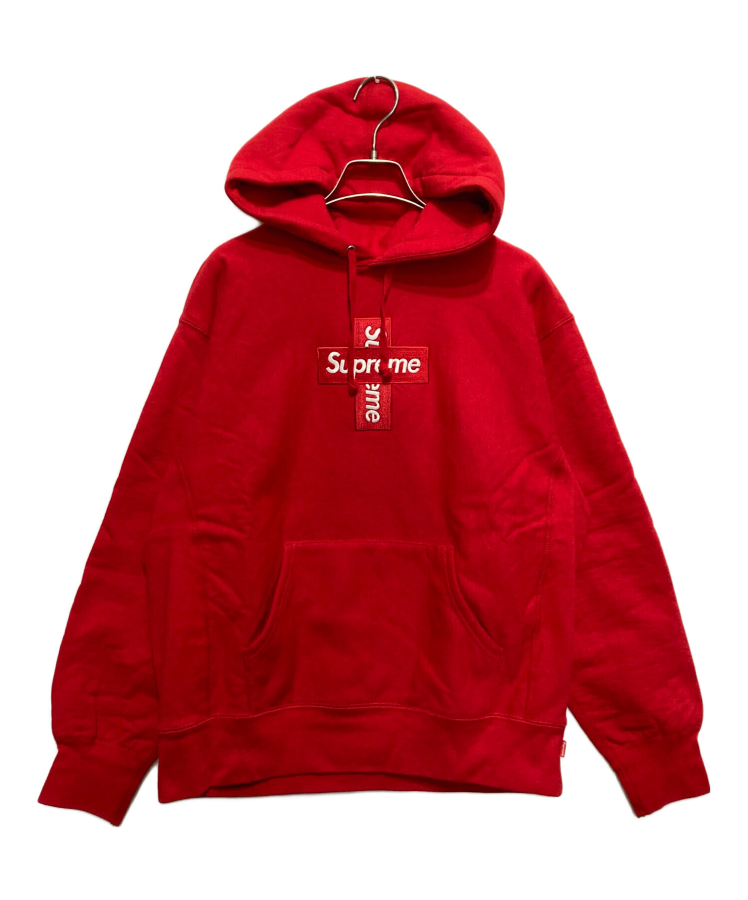 中古・古着通販】SUPREME (シュプリーム) Cross Box Logo Hooded 