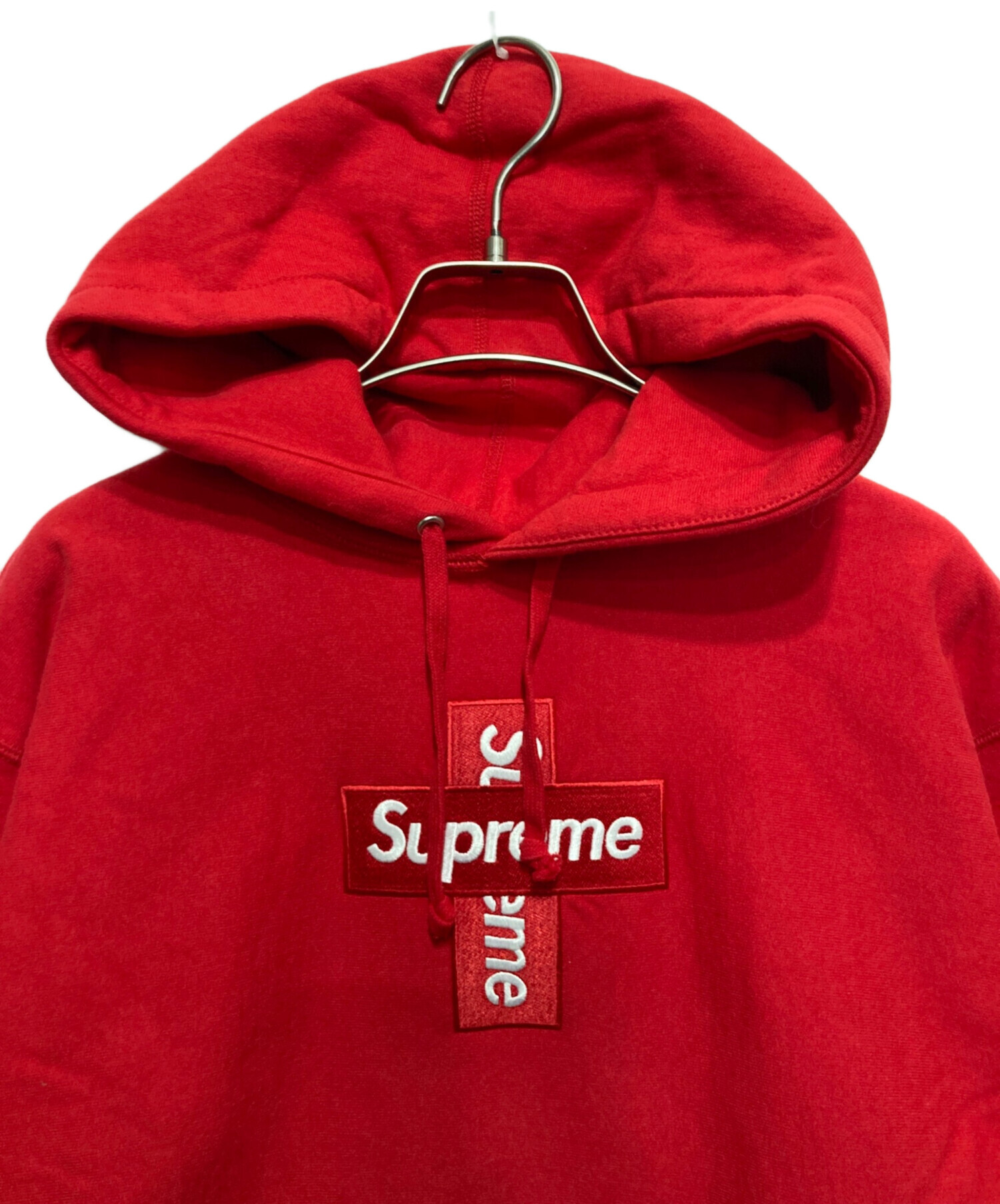 中古・古着通販】SUPREME (シュプリーム) Cross Box Logo Hooded