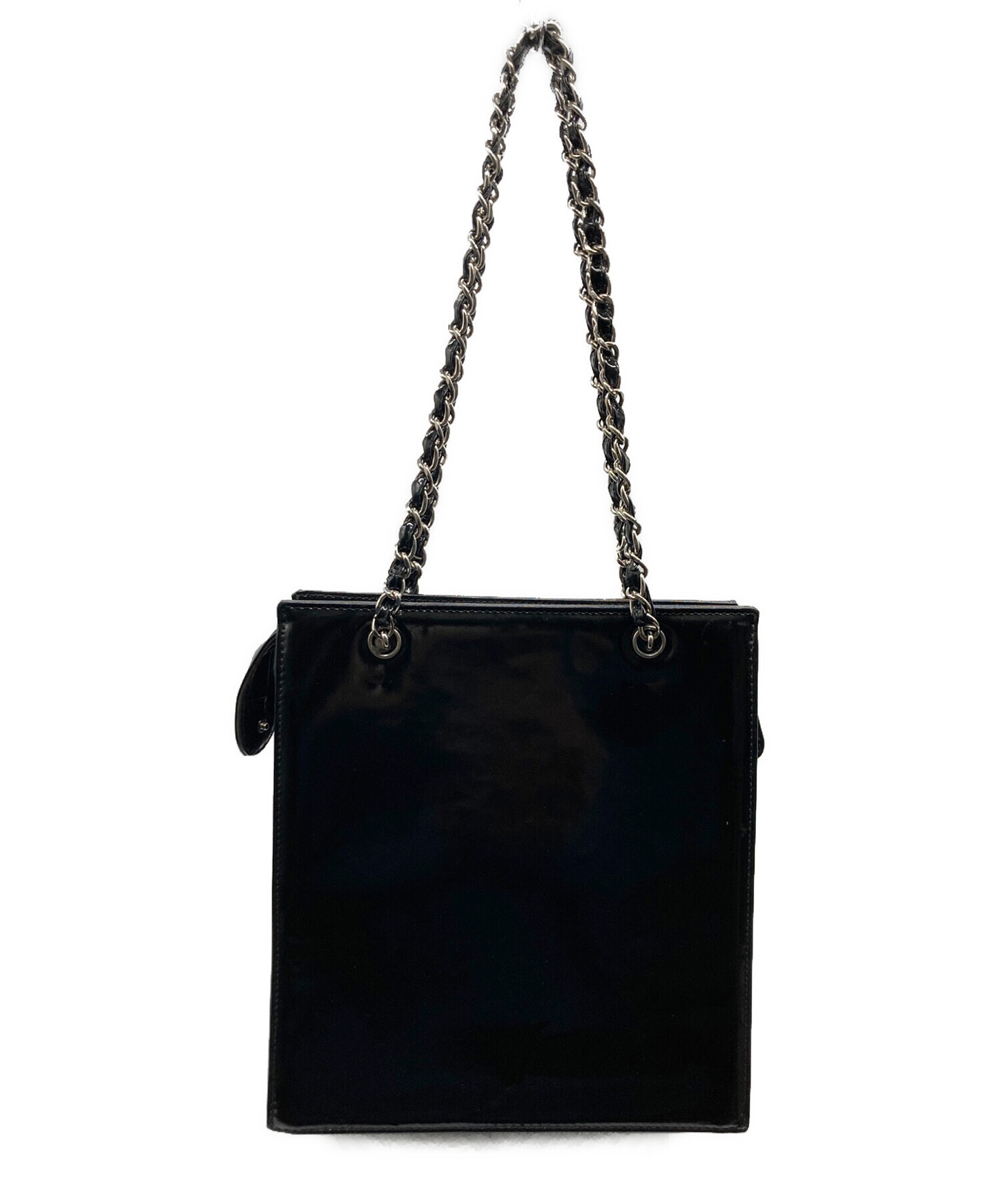 中古・古着通販】CHANEL (シャネル) ココマークパテントチェーン 