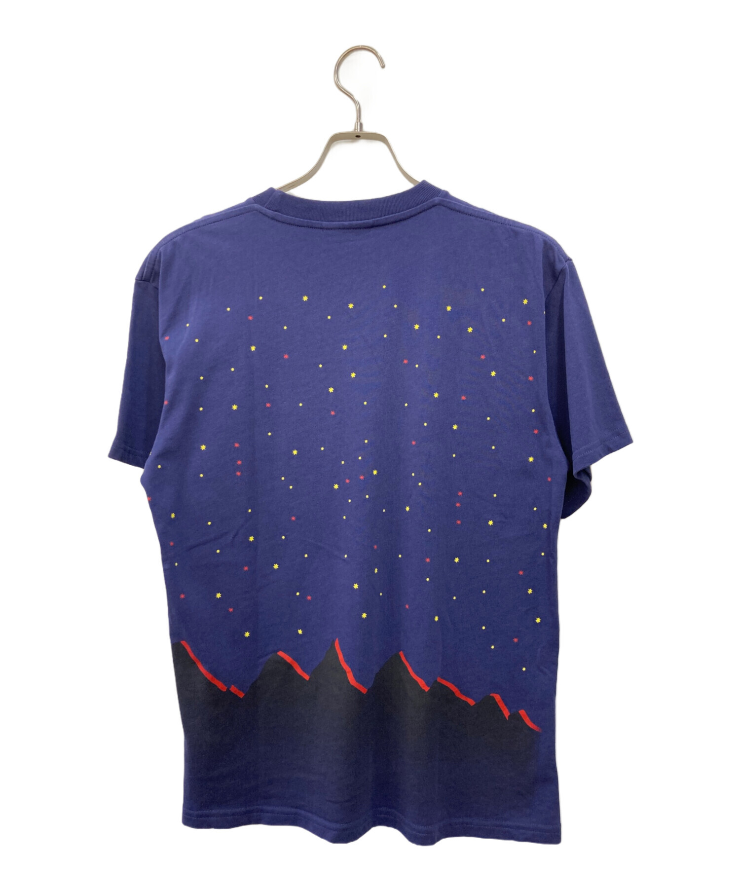 中古・古着通販】GCDS (ジーシーディーエス) プリントTシャツ ネイビー 