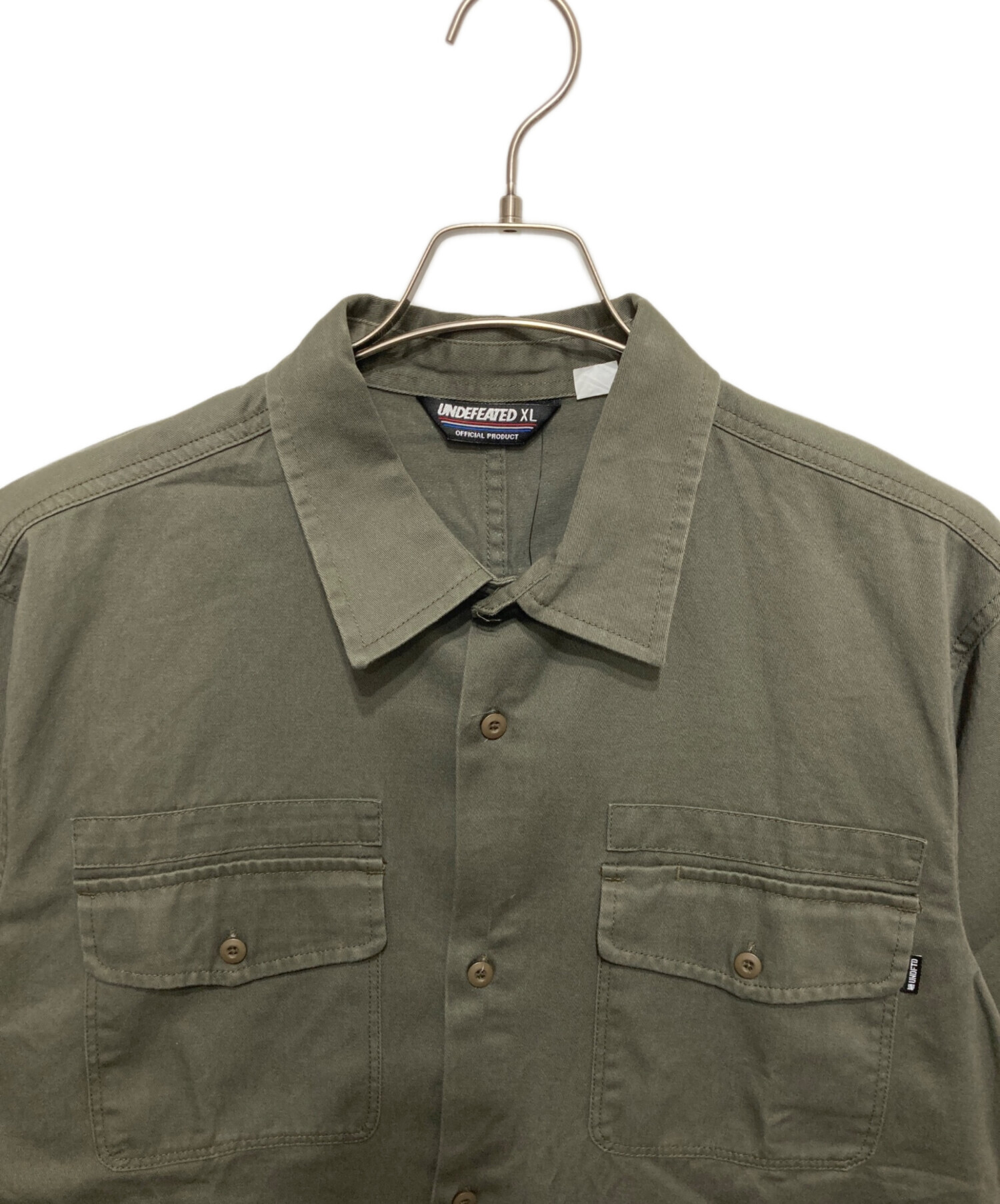 中古・古着通販】UNDEFEATED (アンディフィーテッド) ワークシャツ 