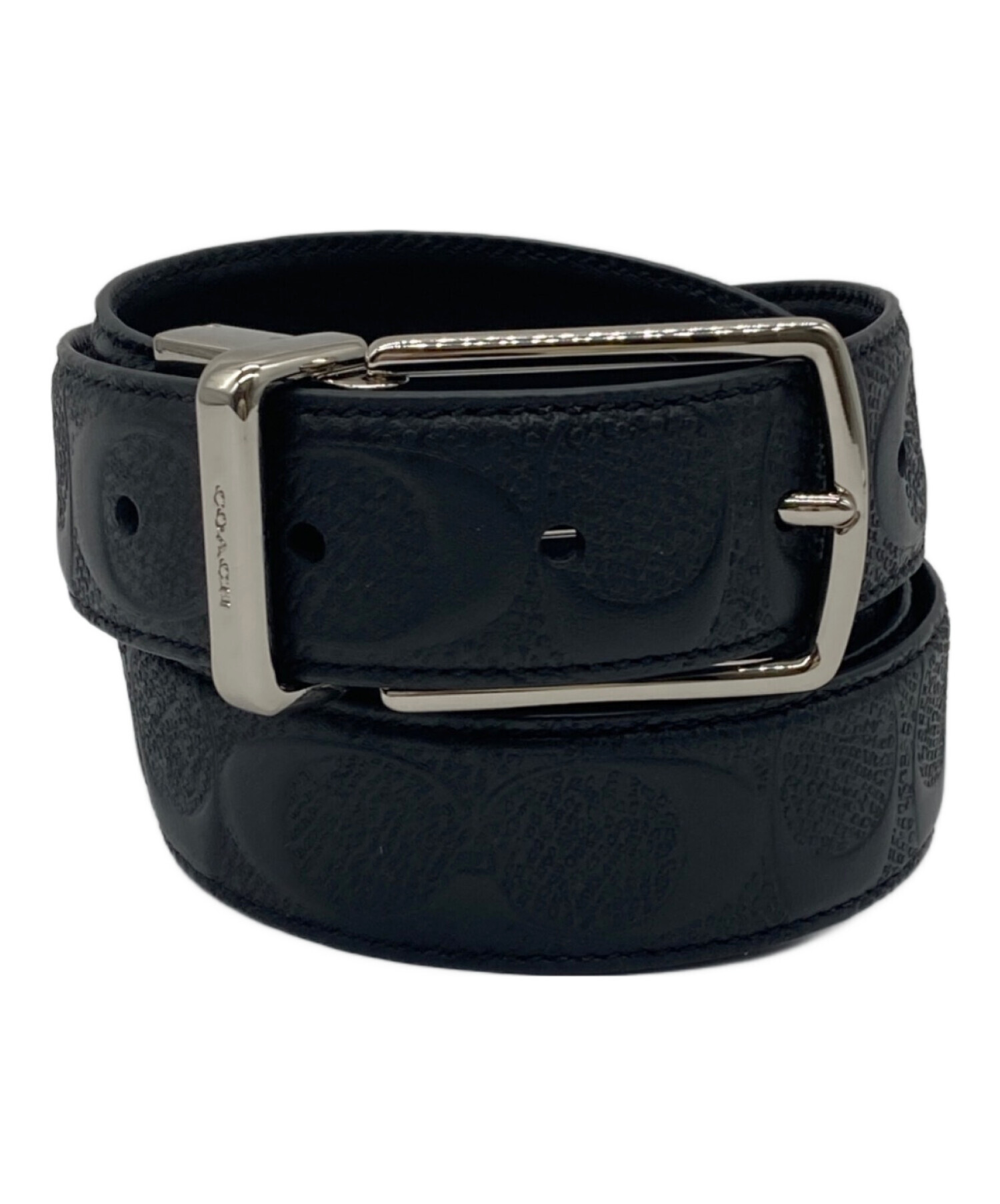 COACH コーチ リバーシブル ブラック シグネチャー ビジネス コーチ