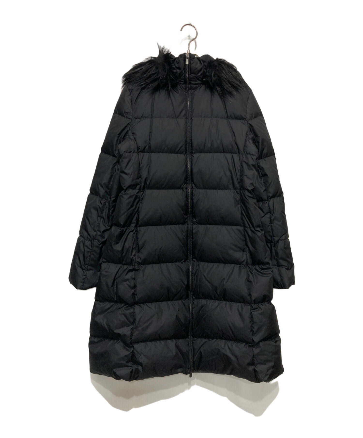 中古・古着通販】theory (セオリー) ダウンコート ブラック サイズ:Ⅿ