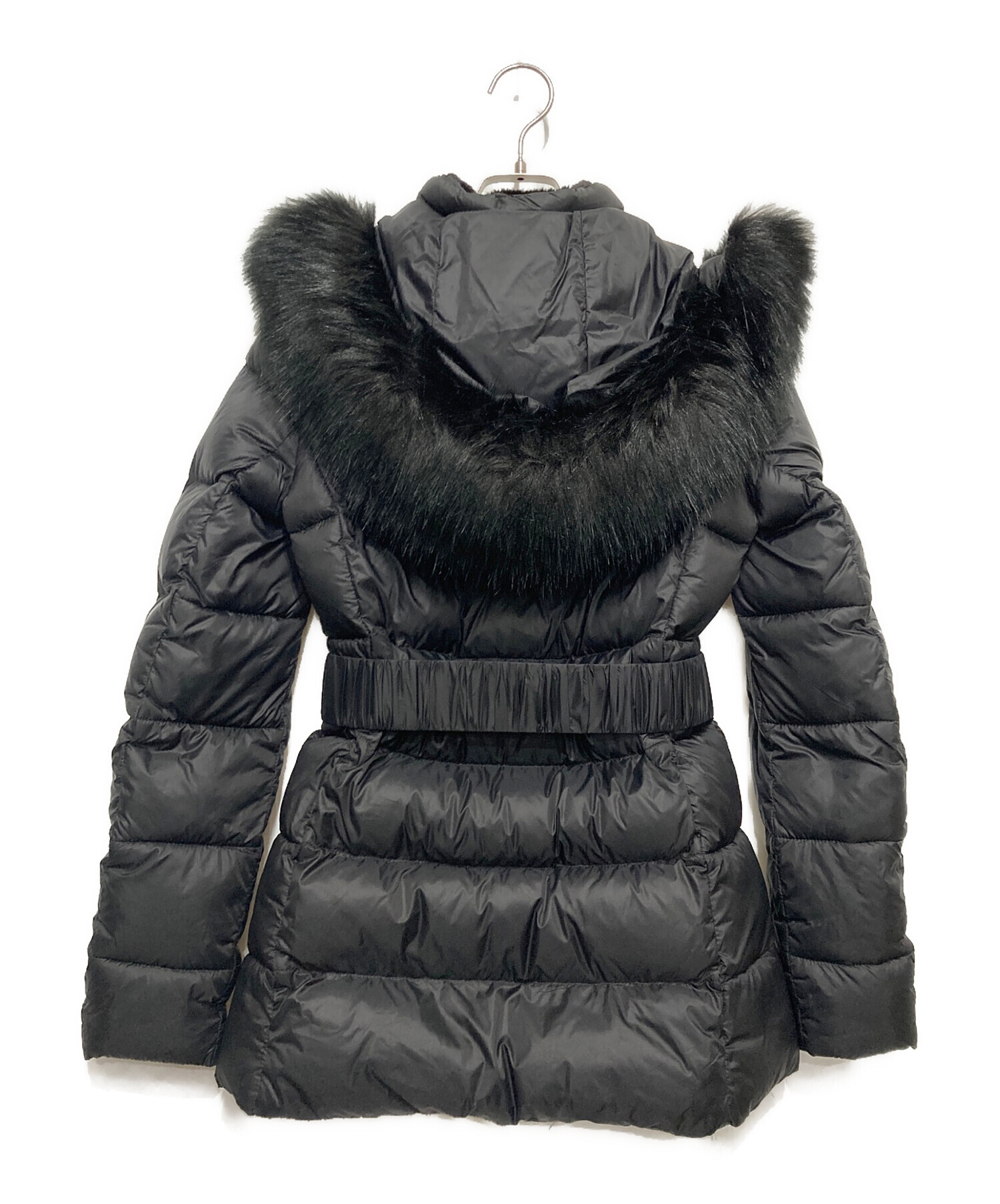 中古・古着通販】ZARA (ザラ) フードファーダウンコート ブラック