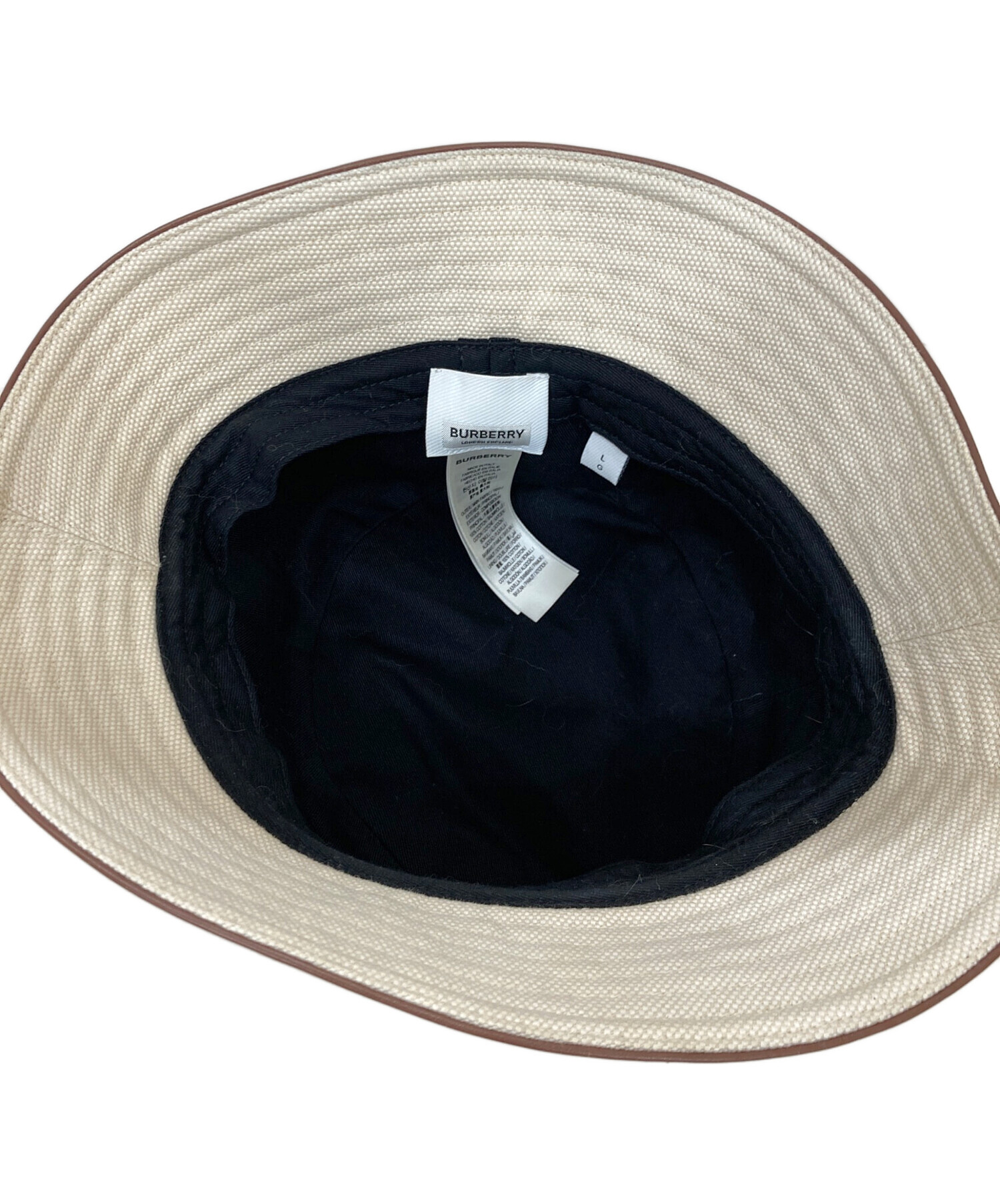 中古・古着通販】BURBERRY (バーバリー) Horseferry Cotton Bucket Hat