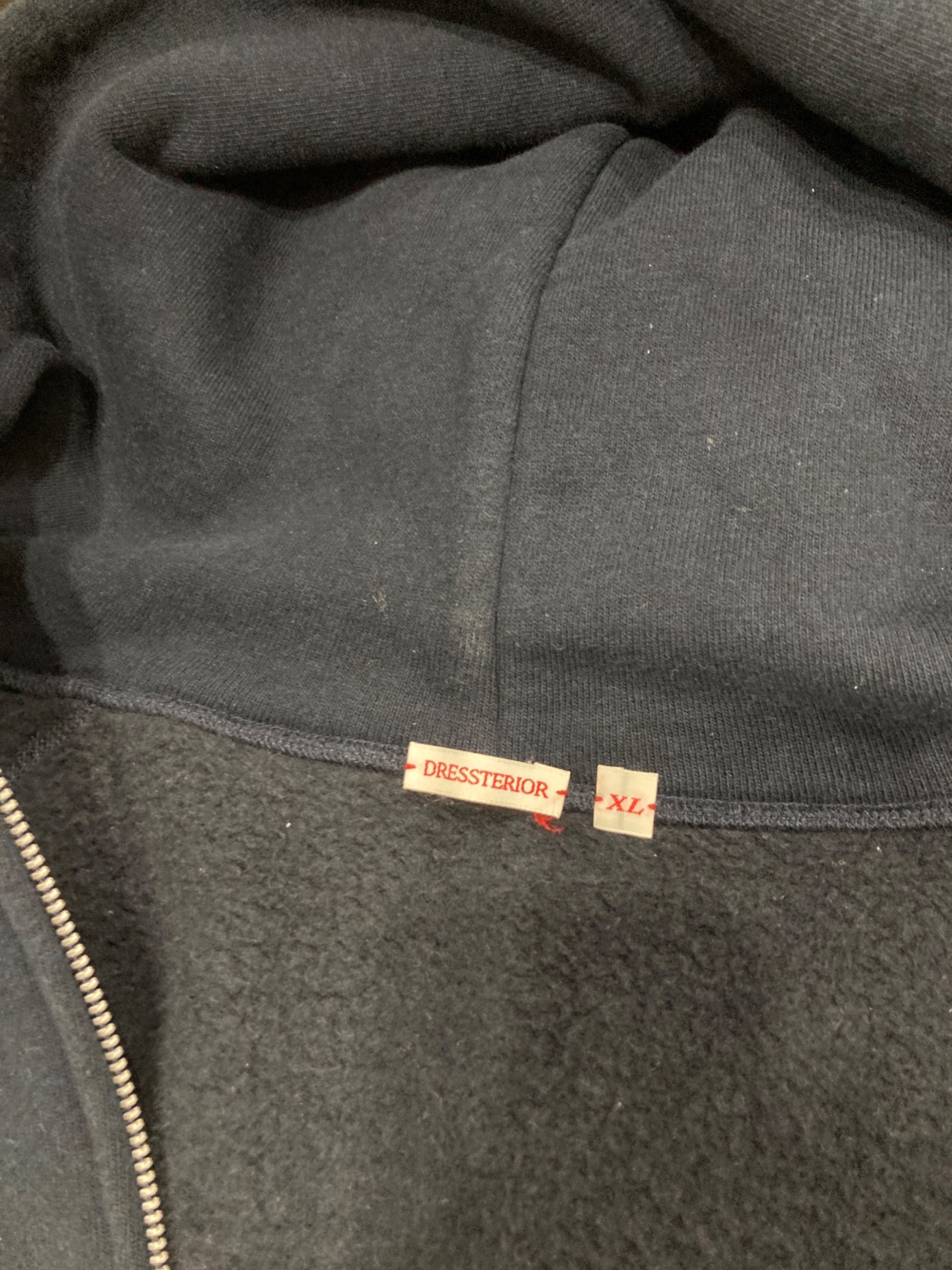 中古・古着通販】DRESSTERIOR (ドレステリア) デキシー吊裏毛 ジップ