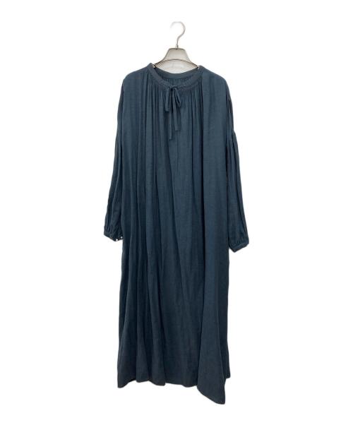 中古・古着通販】LOISIR (ロワズィール) ブラウスワンピース ネイビー