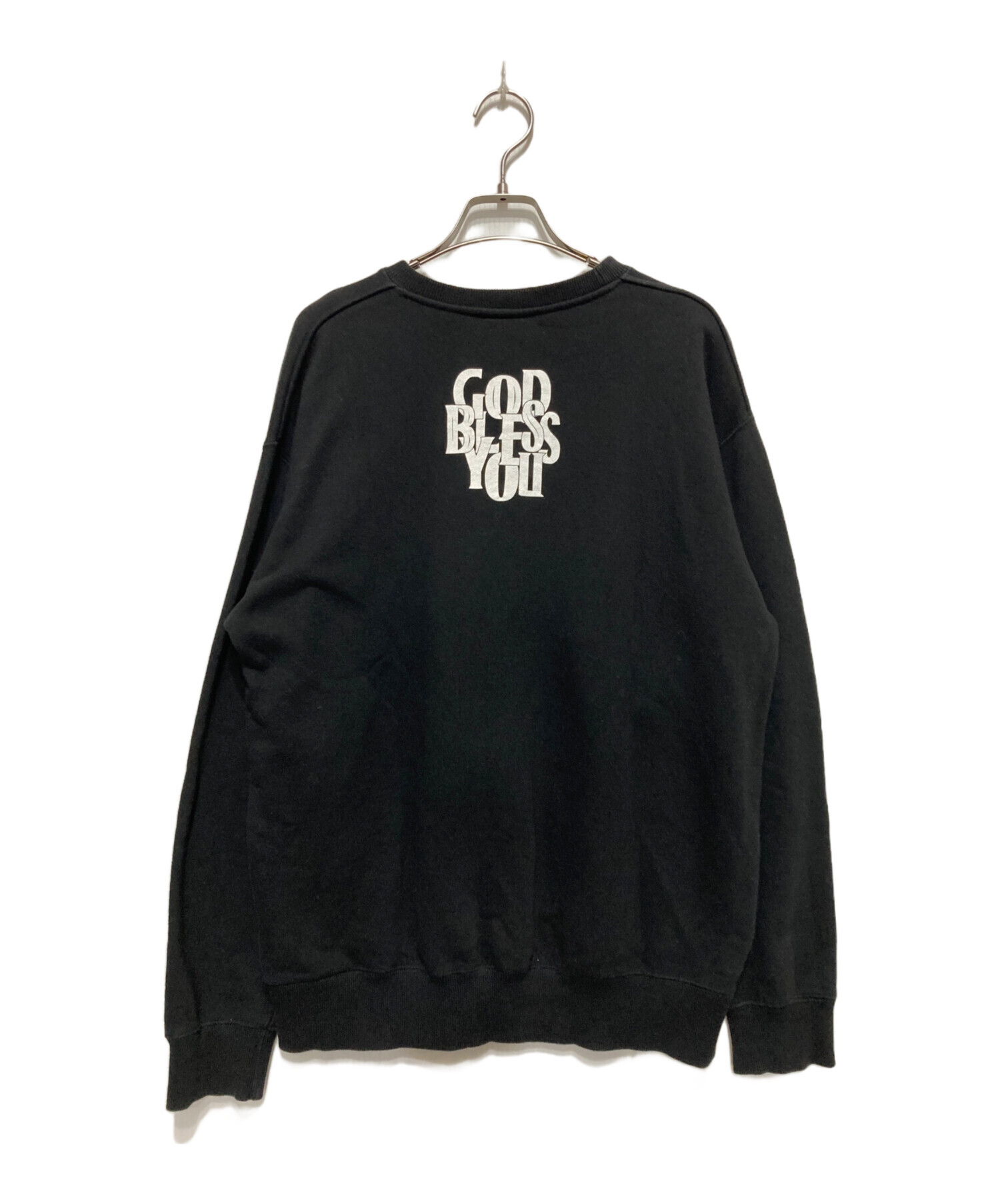 example スウェット 中古・古着通販】EXAMPLE (エグザンプル) プリントスウェット ブラック