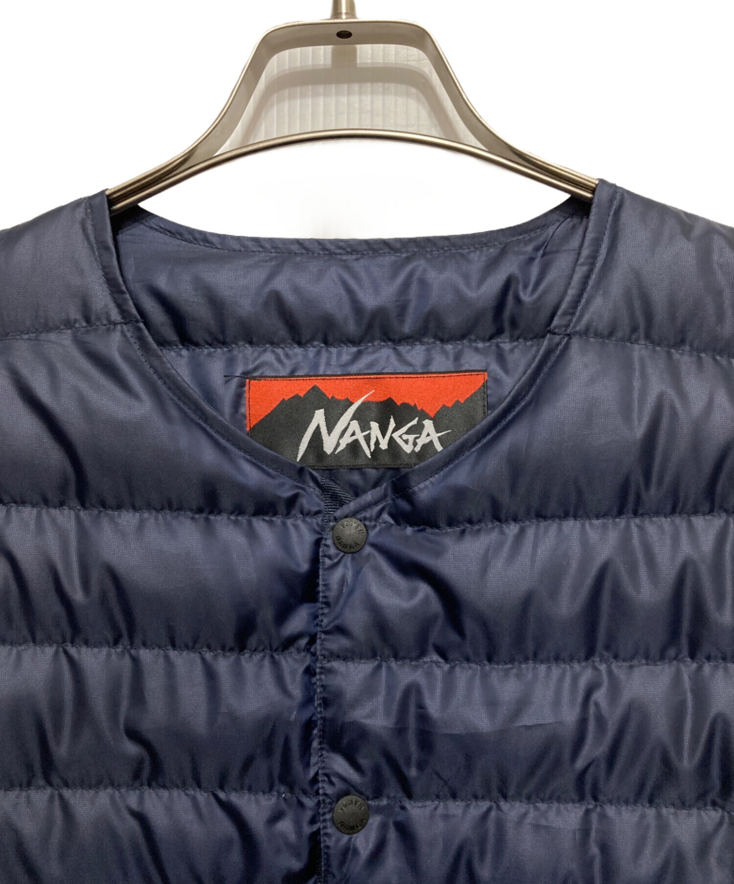 中古・古着通販】NANGA (ナンガ) インナーダウンカーディガン ネイビー