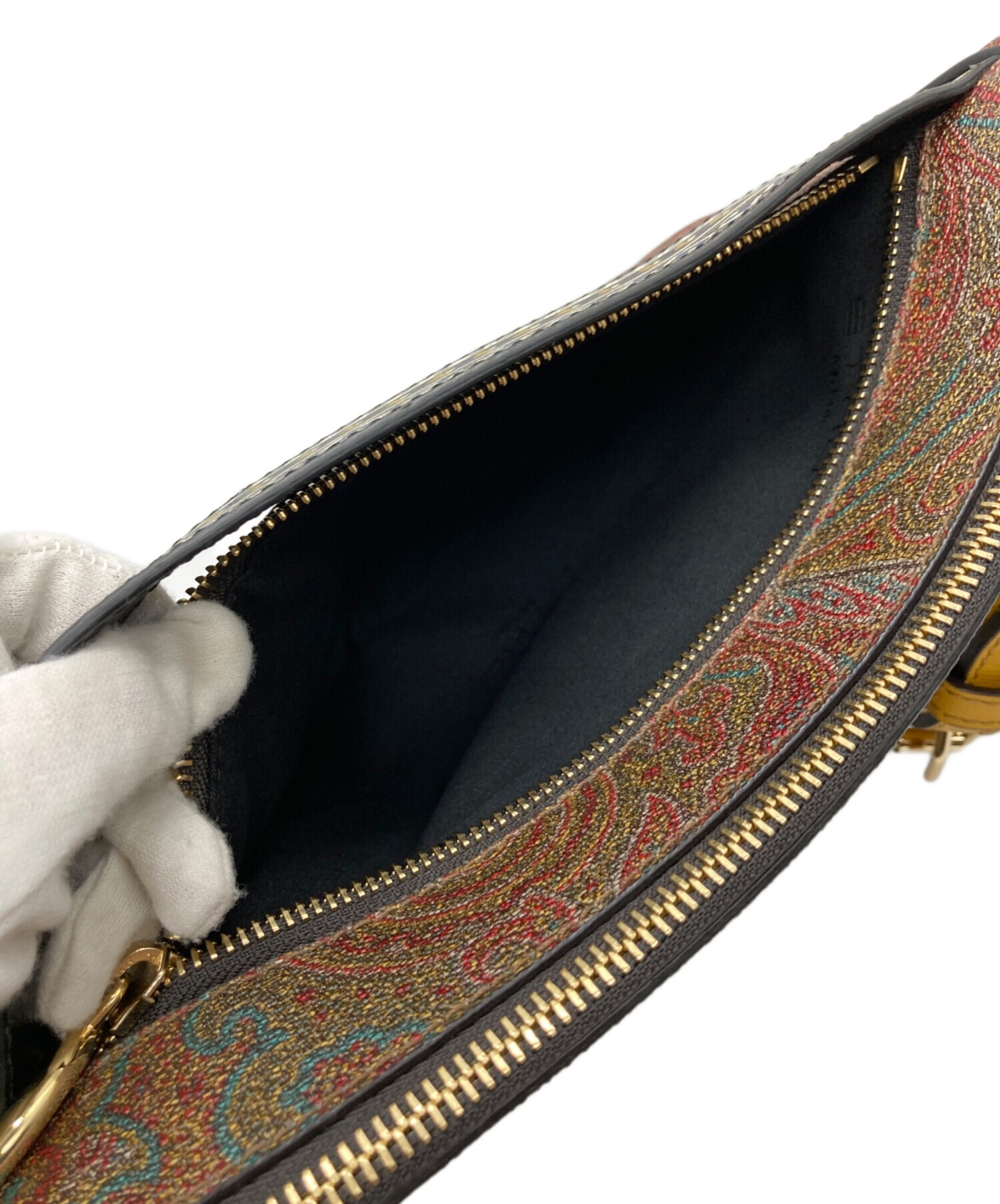 中古・古着通販】ETRO (エトロ) ペイズリー柄ワンショルダーバッグ 